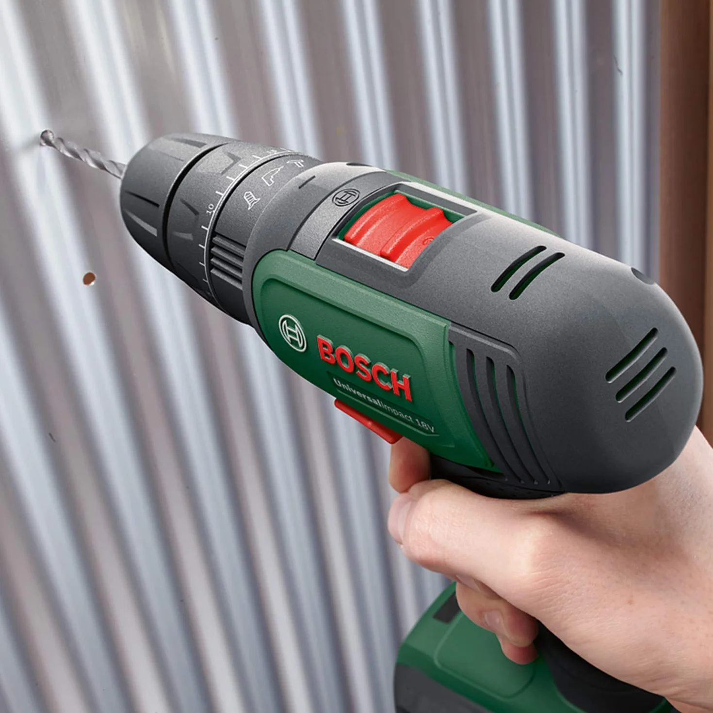 Bosch Trapano battente-avvitatore a batteria UniversalImpact 18V (1 Batteria, sistema 18 Volt, in Valigetta) – Amazon Exclusive