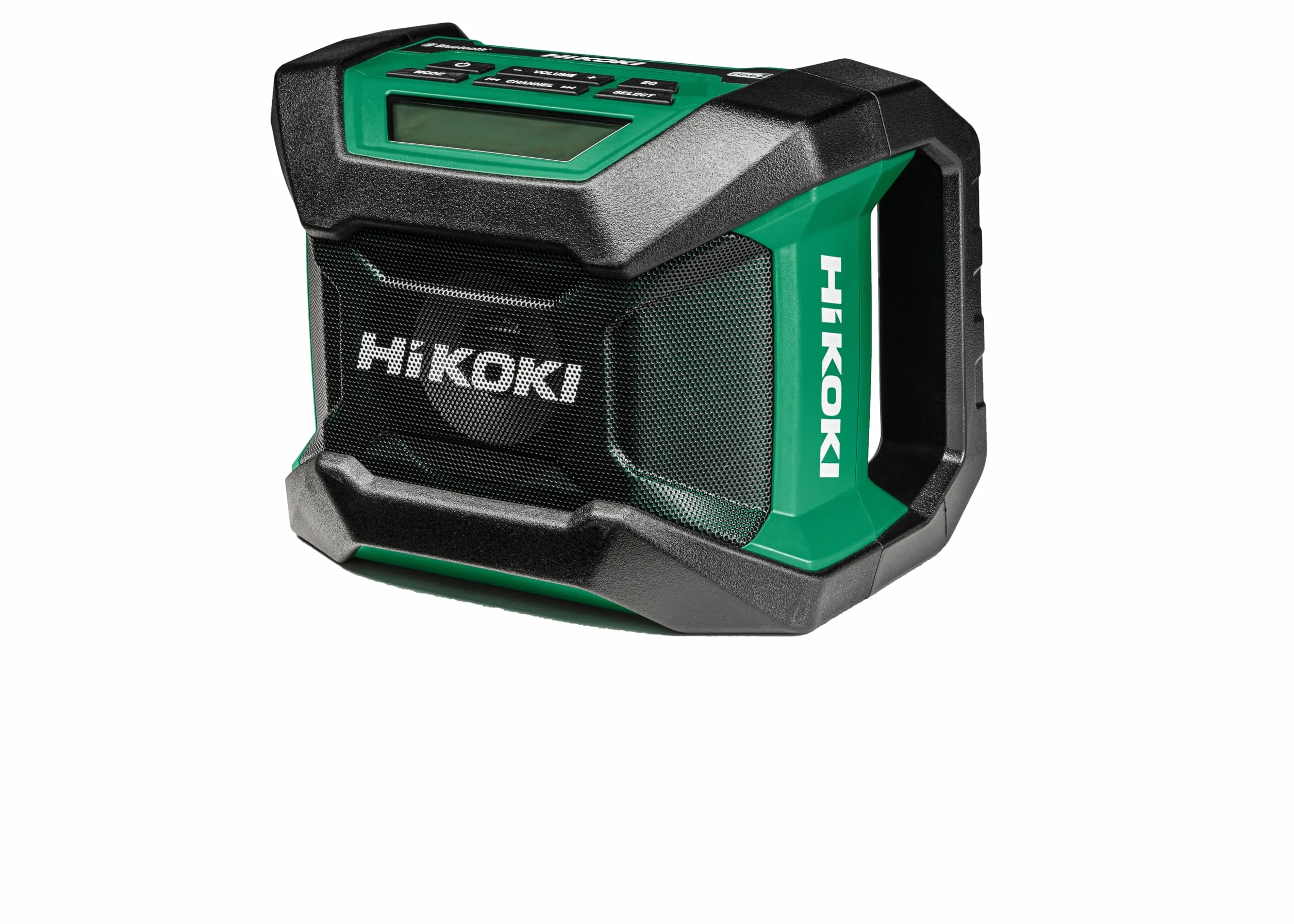 HiKOKI Radio da Cantiere - 18 V - Bluetooth, DAB+/FM, Design Robusto, Alto Volume, Lunga Durata, Incluso Adattatore AC - Senza Batteria e Caricabatterie