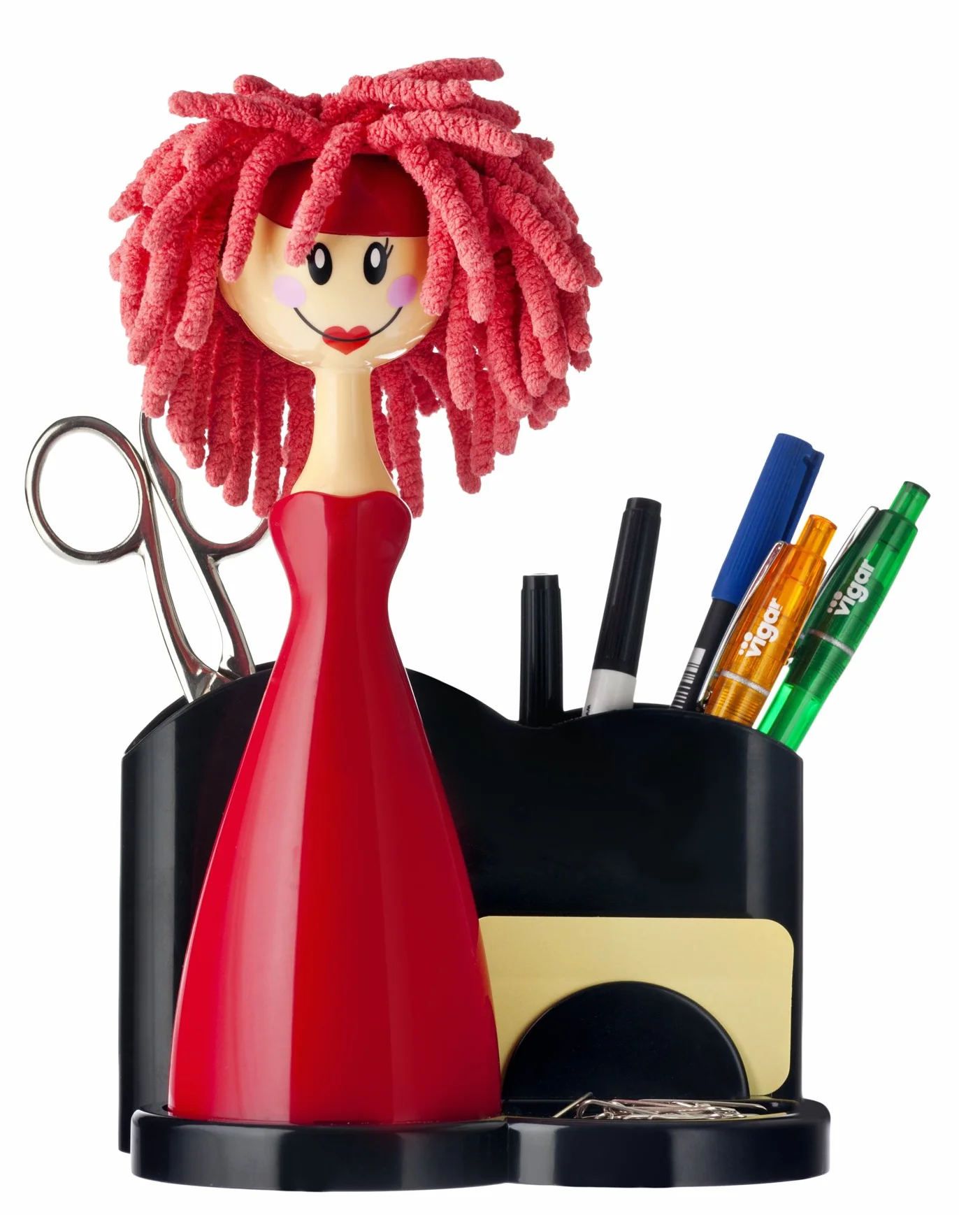 VIGAR Dolls Office V.2 Spolverino 2 Pezzi Rosso Nero