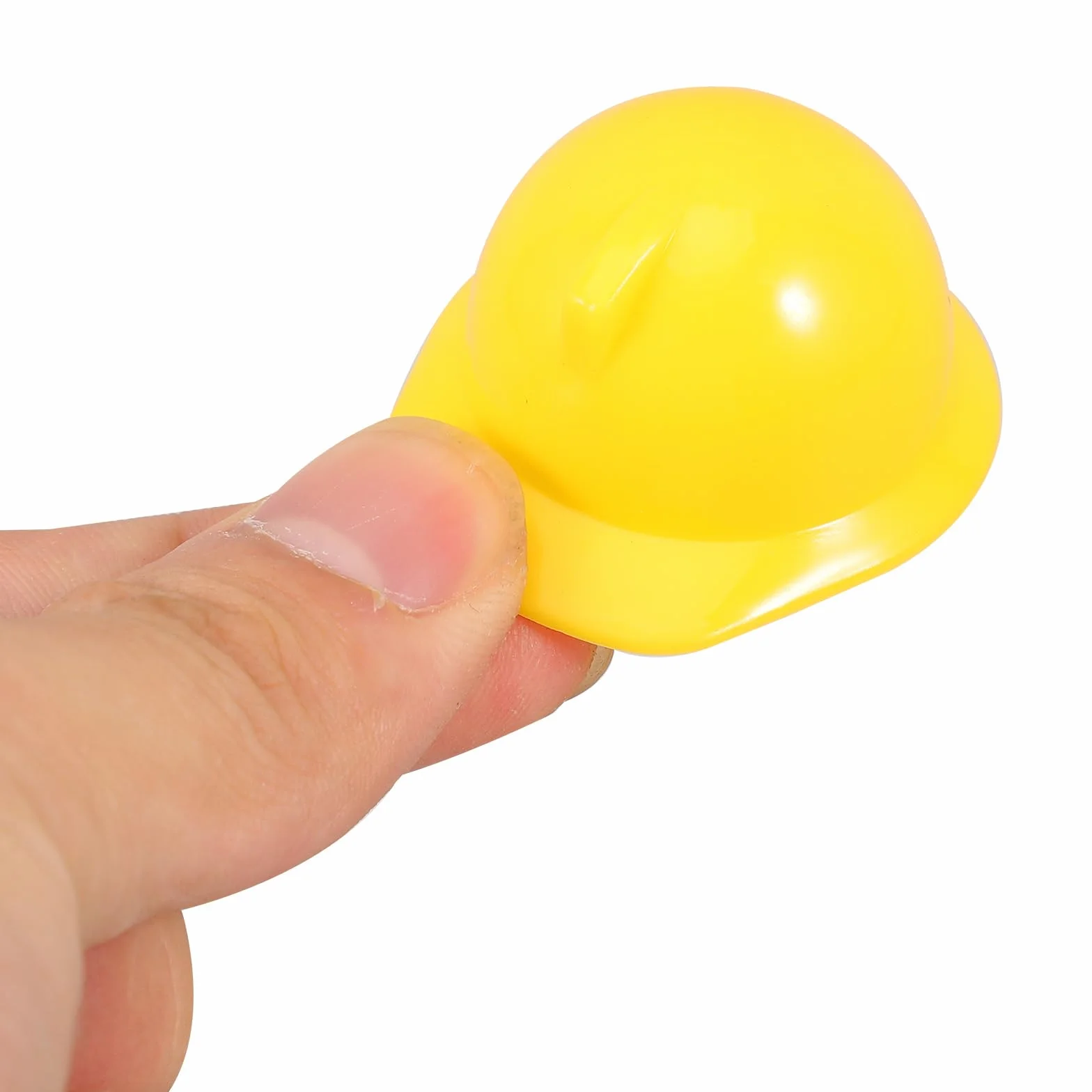 BESTonZON 10 Mini Casco Protettivo per Lecca Lecca Caramelle Uccelli, Piccolo Cappello Costruzione Animali Domestici Bambole