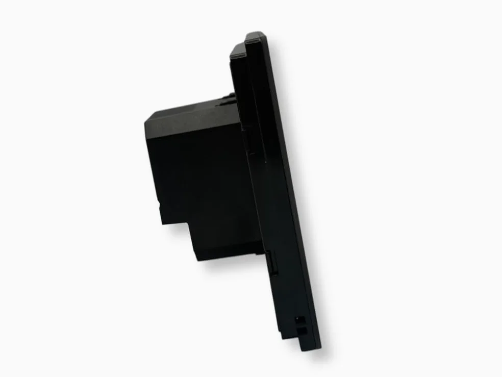 ETTROIT ETWF4302 CRONOTERMOSTATO TOUCH SCREEN AC 230V SMART WI-FI DA INCASSO SU SCATOLA 503 NERO GESTIBILE DA APP