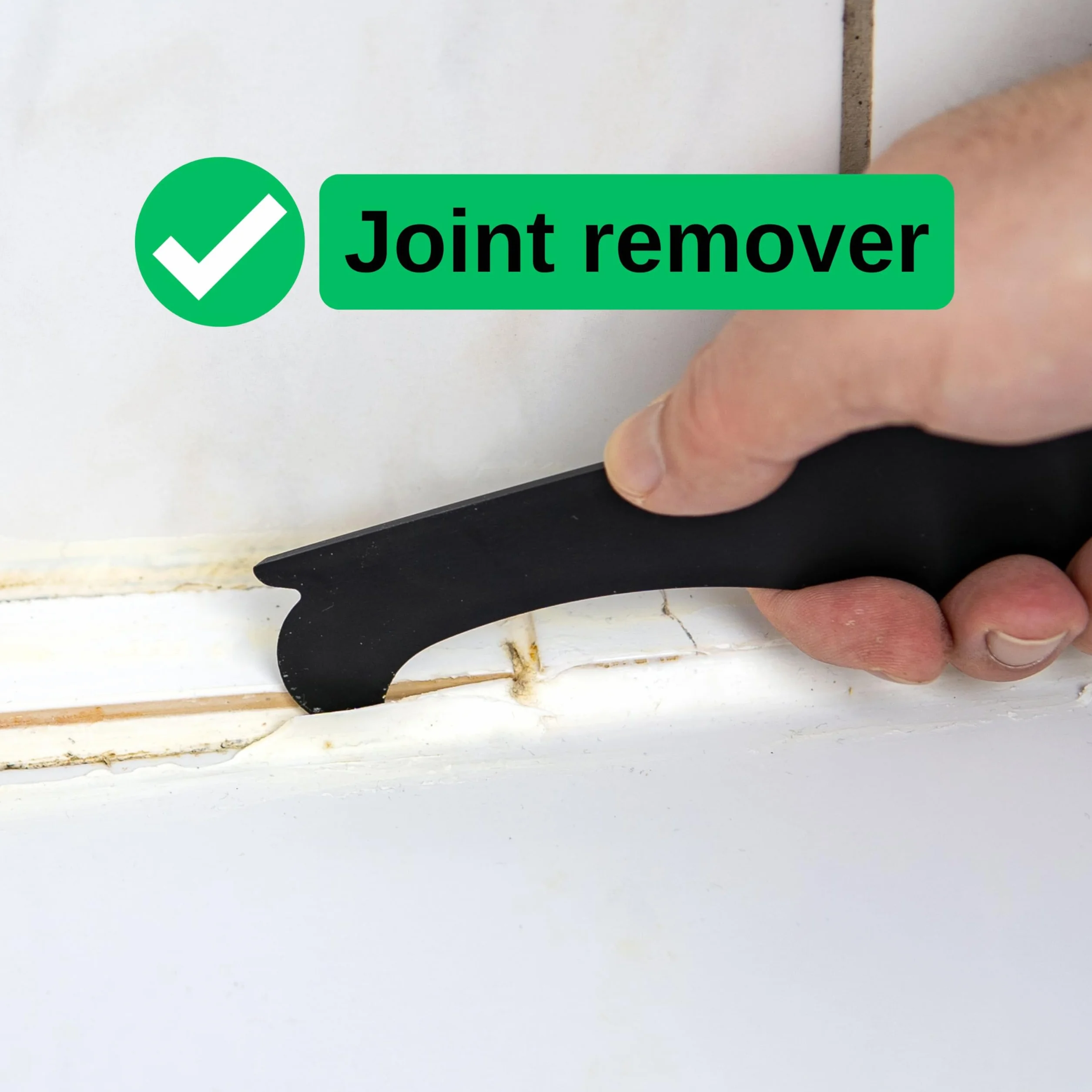 Utensili per rifinire giunti in silicone con istruzioni, Set di 5, attrezzo per silicone sigillante di diverse forme e dimensioni, spatola flexible per sigillare fughe e giunti di cucina e bagno