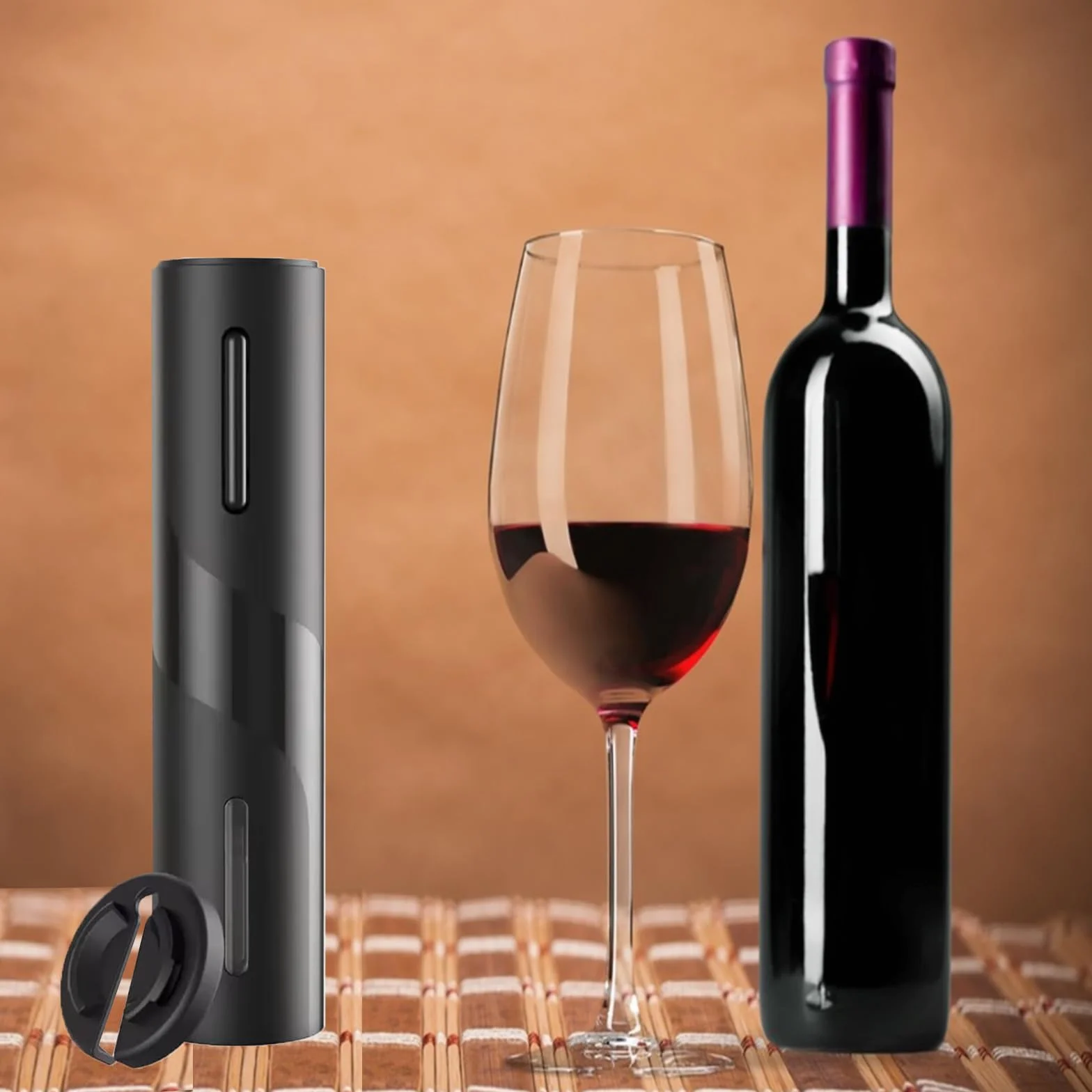 Cavatappi Elettrico Vino 6 in 1 Ricaricabile USB Apribottiglie con Taglia Capsula