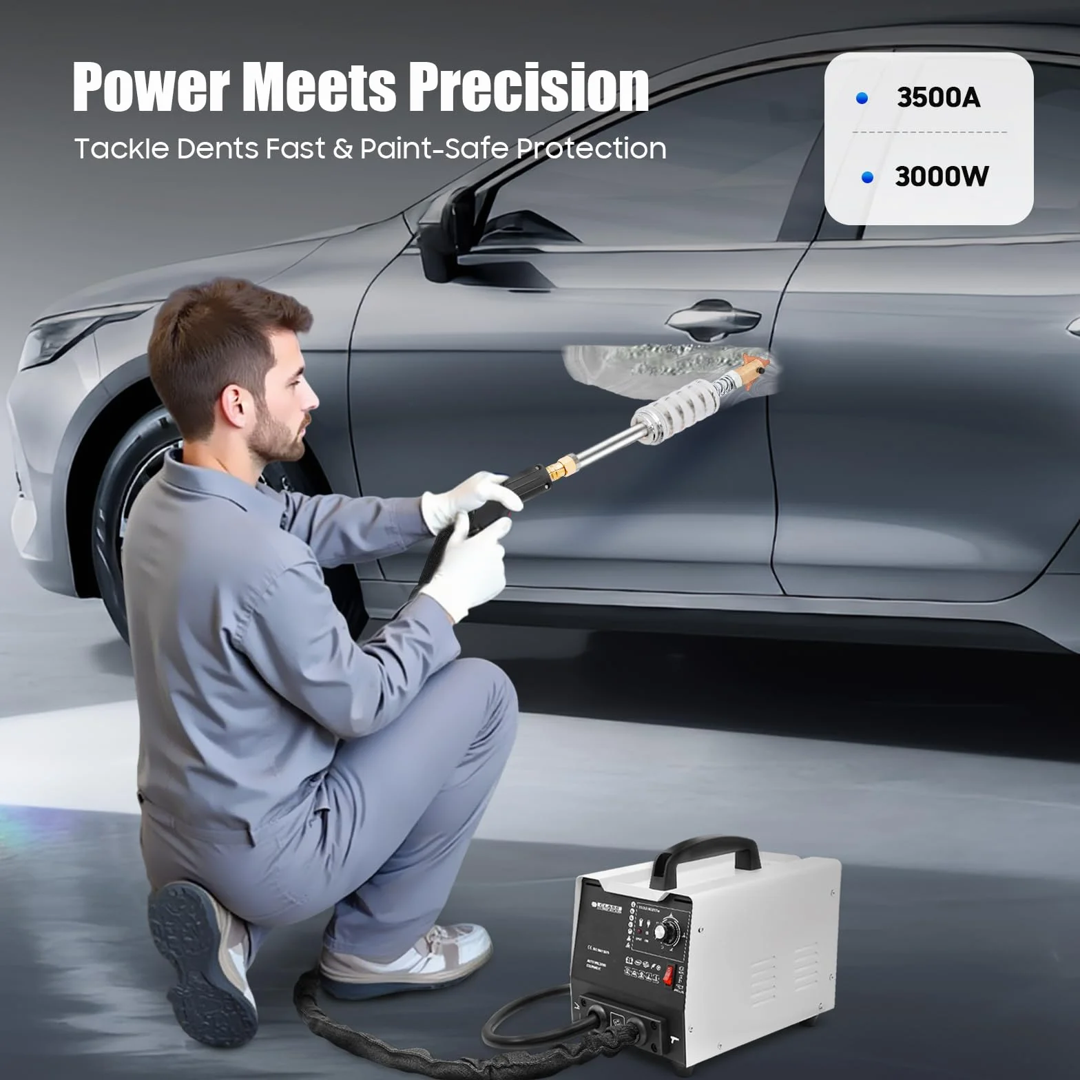 3 KW 3500 A carrozzeria Pro Spot Spotter saldatrice a punti, 220 V, strumento di rigonfiamento per modelli universali di veicoli con corpo in ferro