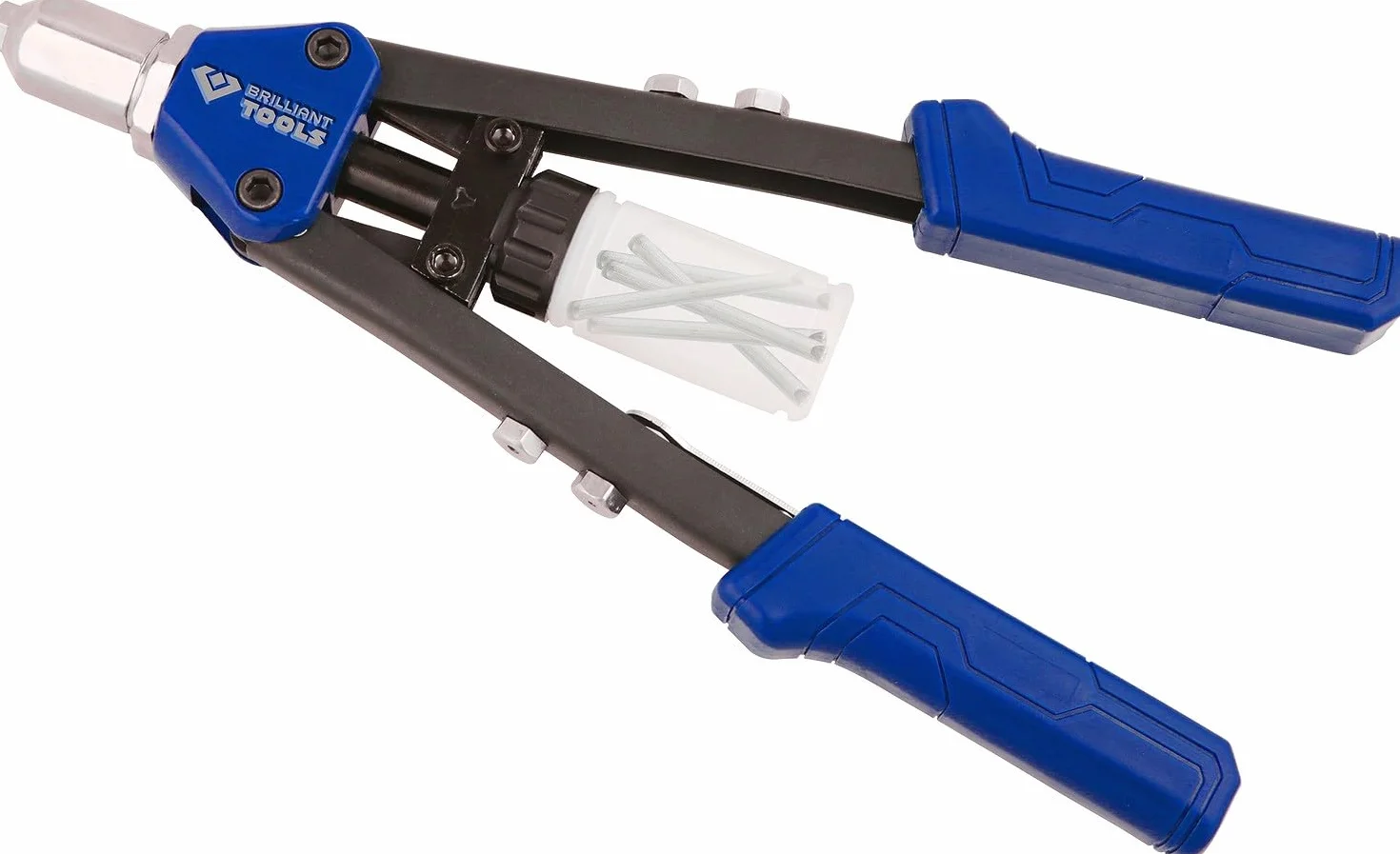 BRILLIANT TOOLS BT066900 Rivettatrice manuale per rivetti Ø 3,2-4,8-6,4 mm