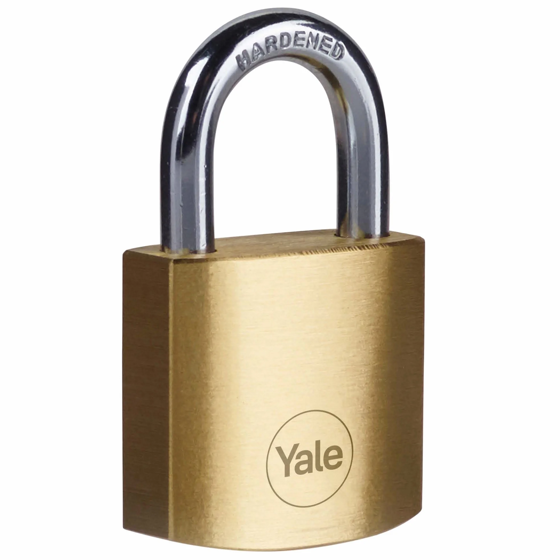 Yale Lucchetto in ottone Y110B/30/115/1 corpo 30mm, arco in acciaio, 3 chiavi, confezione da 2 lucchetti