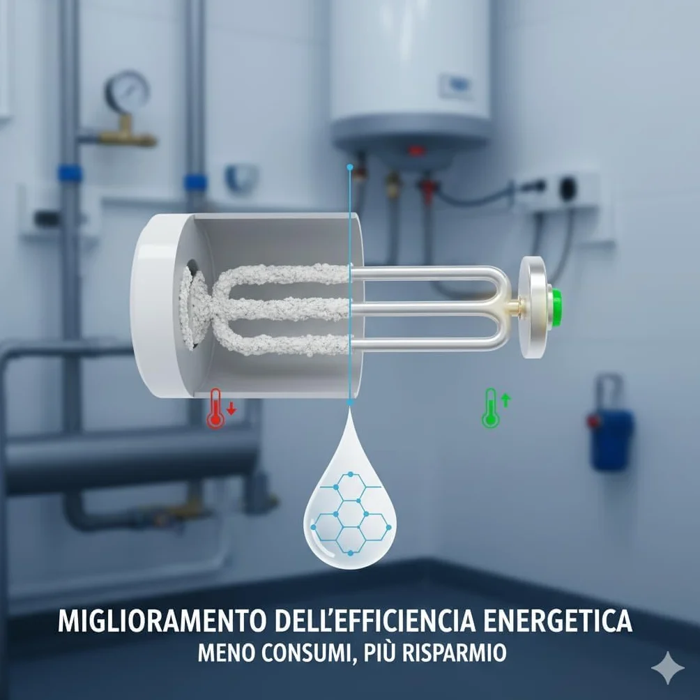 Polifosfati Anticalcare Universali per Dosatore Caldaia Ricarica Ricambio Made in Italy Set 18 Pezzi