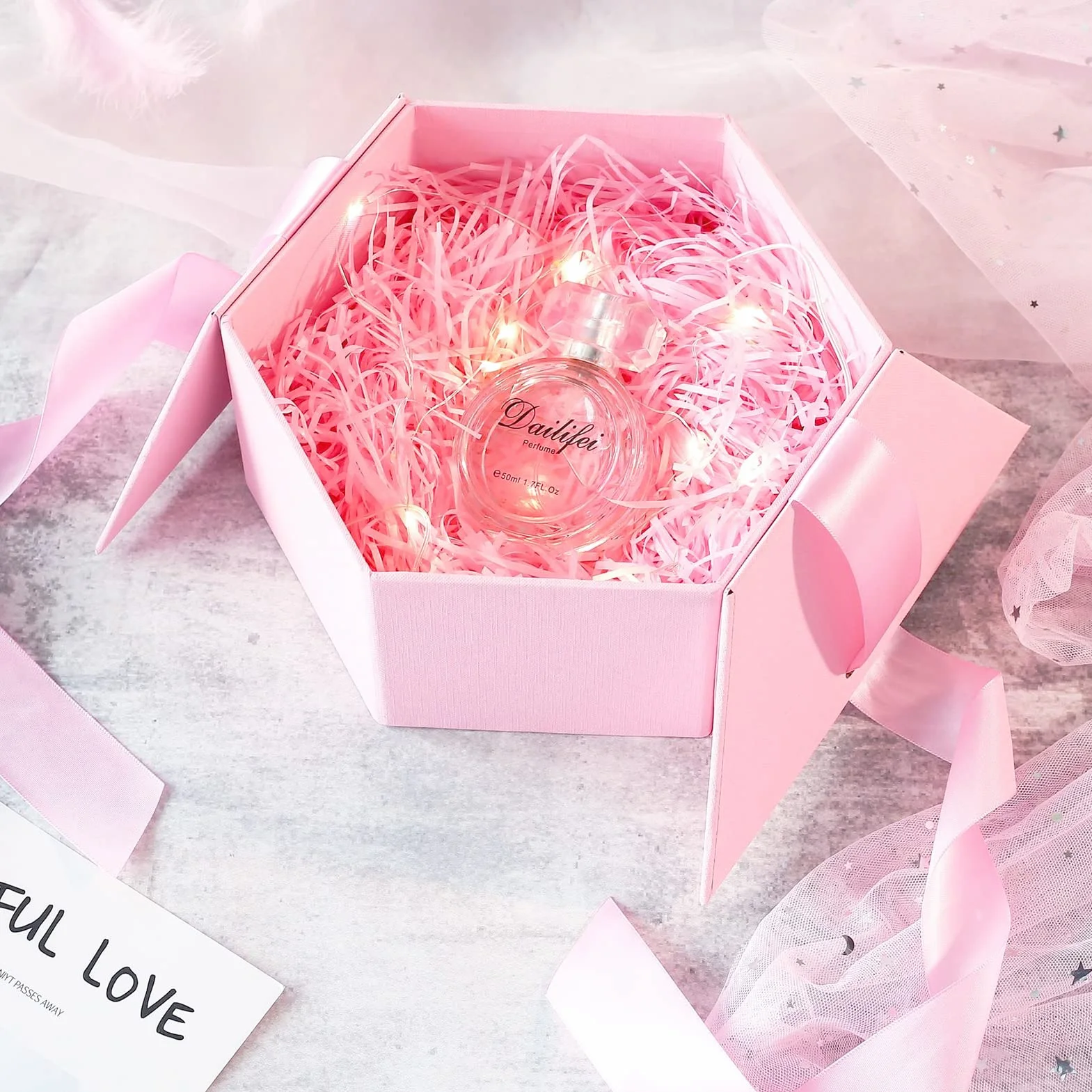 Paglia per Cesti Decorativa 100g Raffia per Riempimento Regali Filler per Cestini Scatola Regalo e Decorazioni Materiale per Party Matrimoni Natale (Rosa)