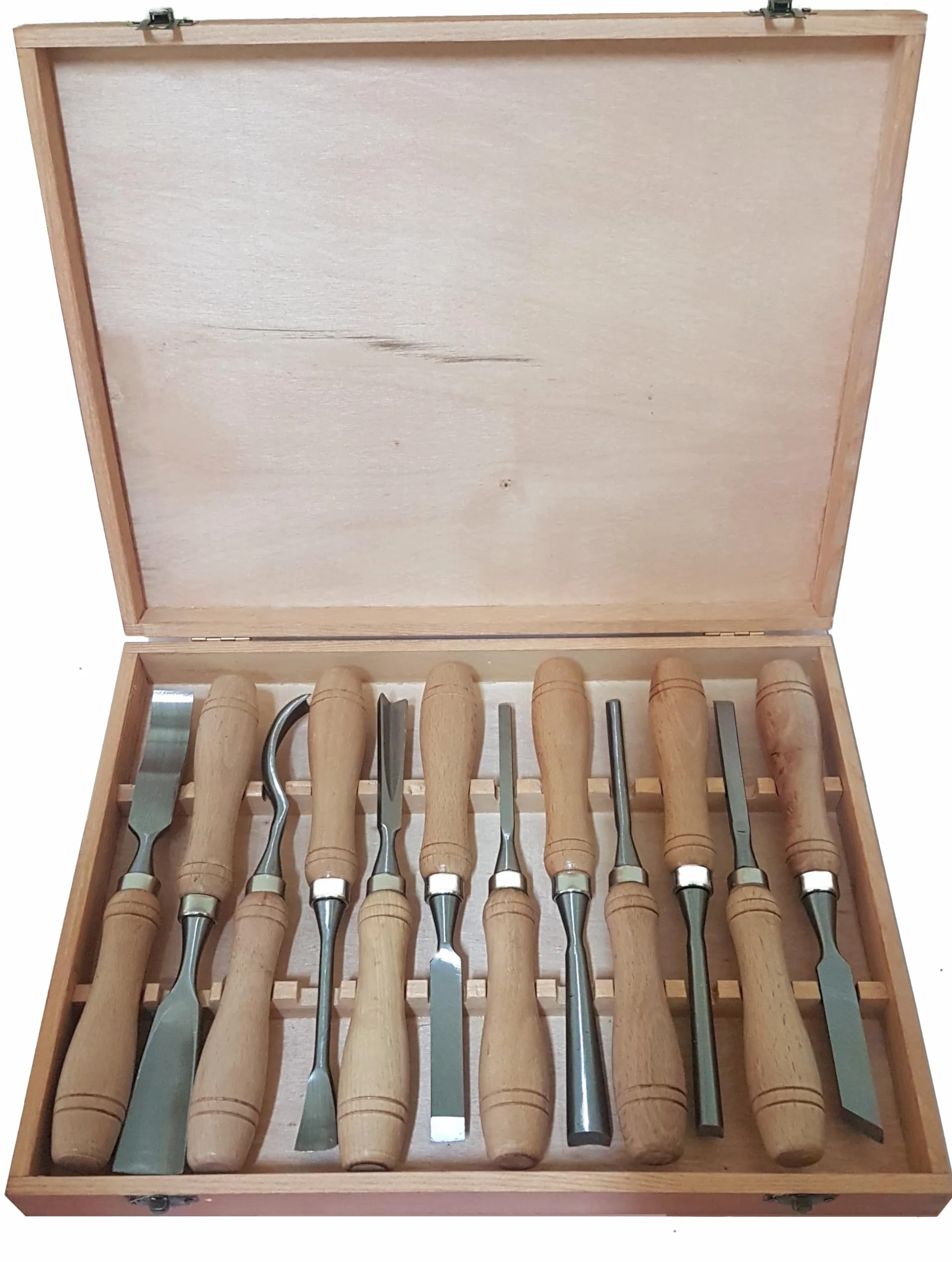 SERIE 12 SGORBIE PER INTAGLIO E INTARSIO LEGNO SCALPELLI UTENSILI