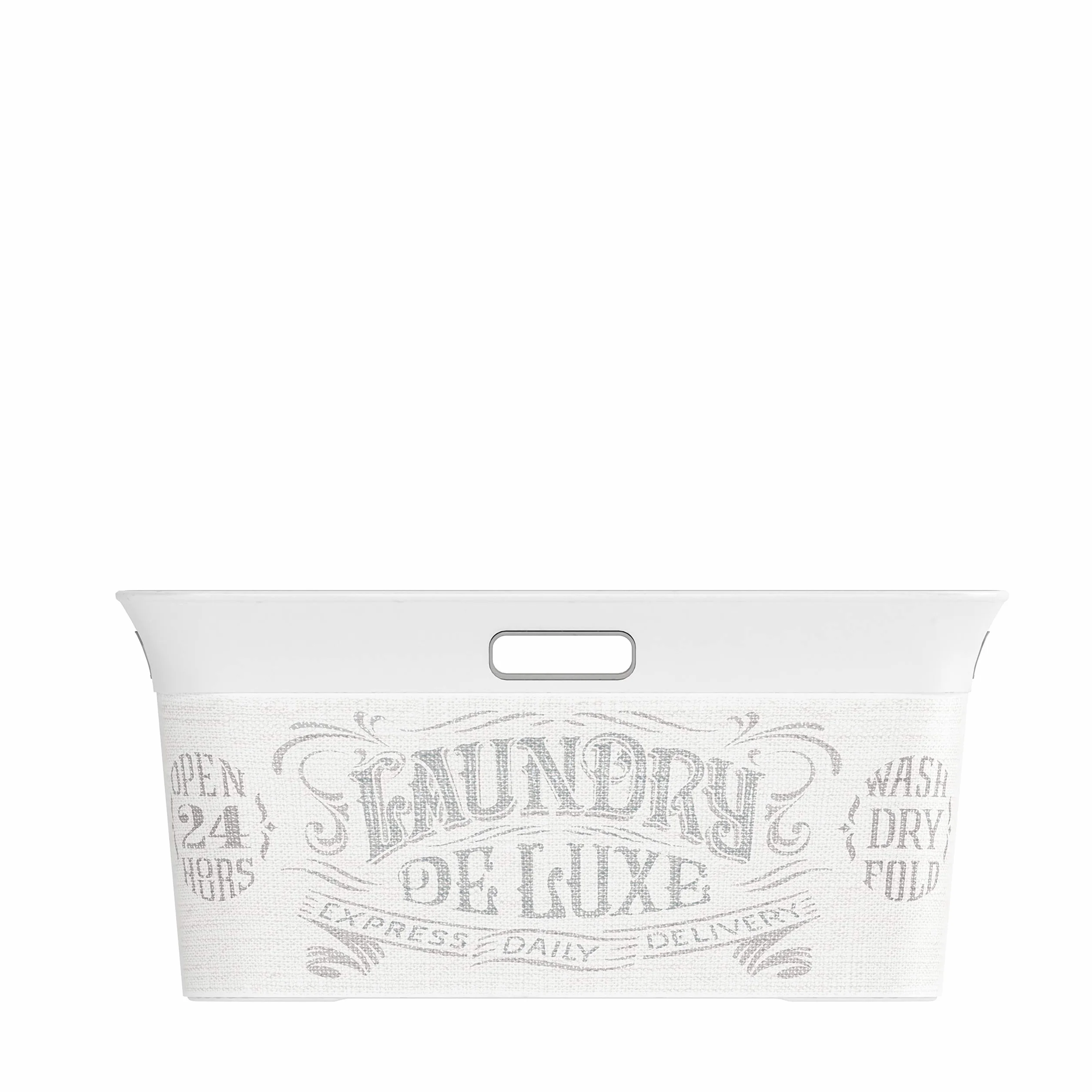Curver Kis Chic Cesta - Cesta Portabiancheria Decorata da 45 Lt - 59X39X27H Laundry Bag