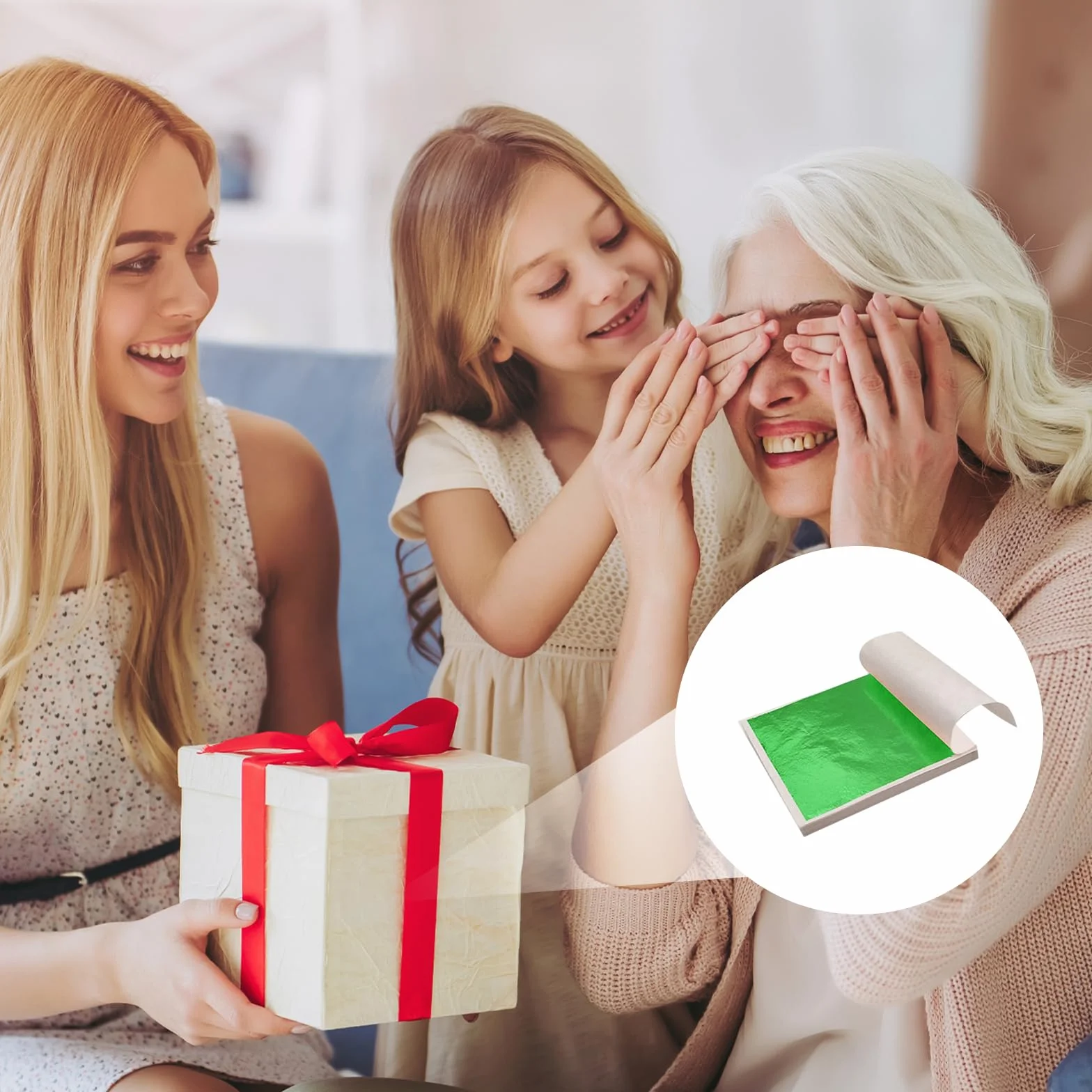 Foglia d'oro(200Foglia verde smeraldo