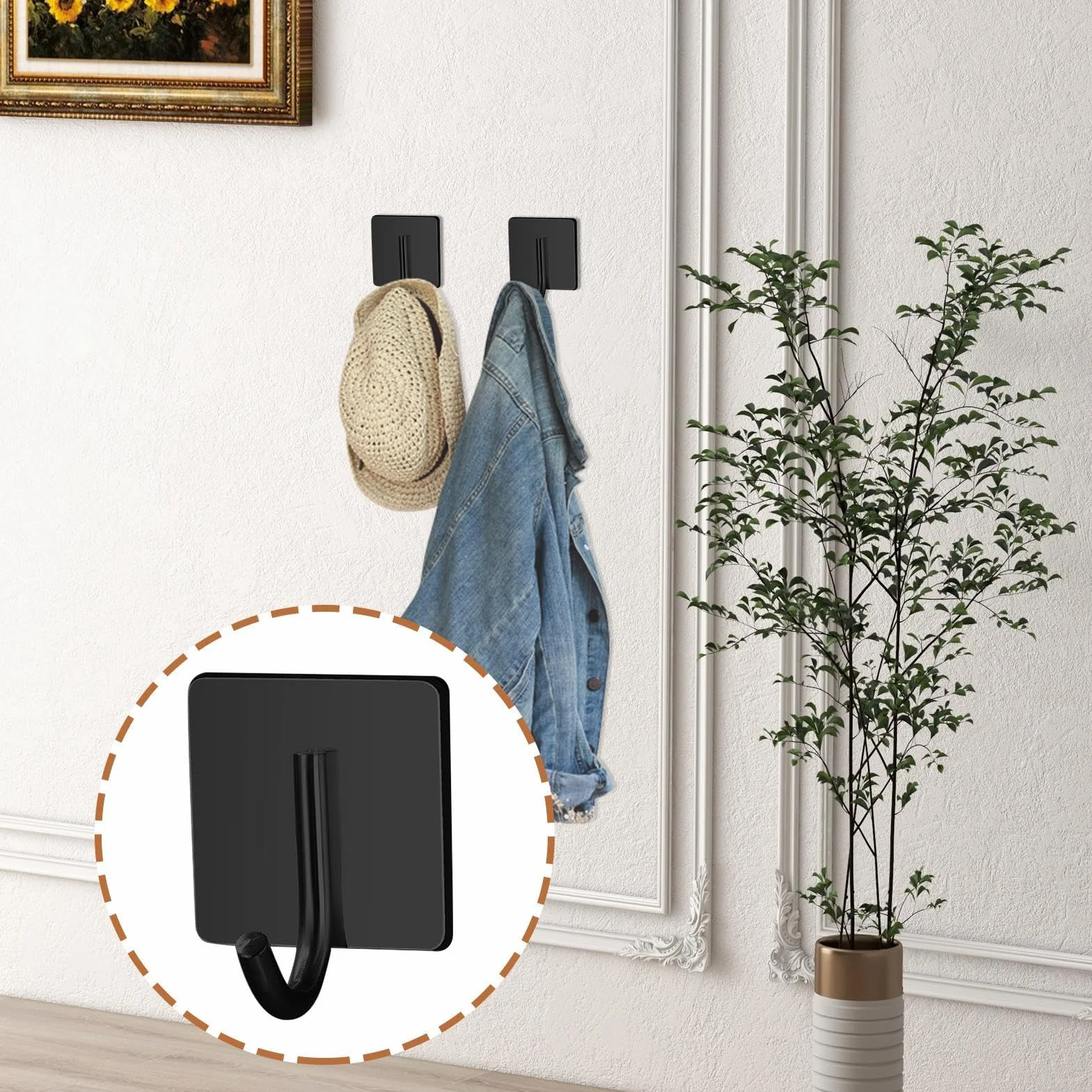 Ganci adesivi per asciugamani da parete per bagno cucina
