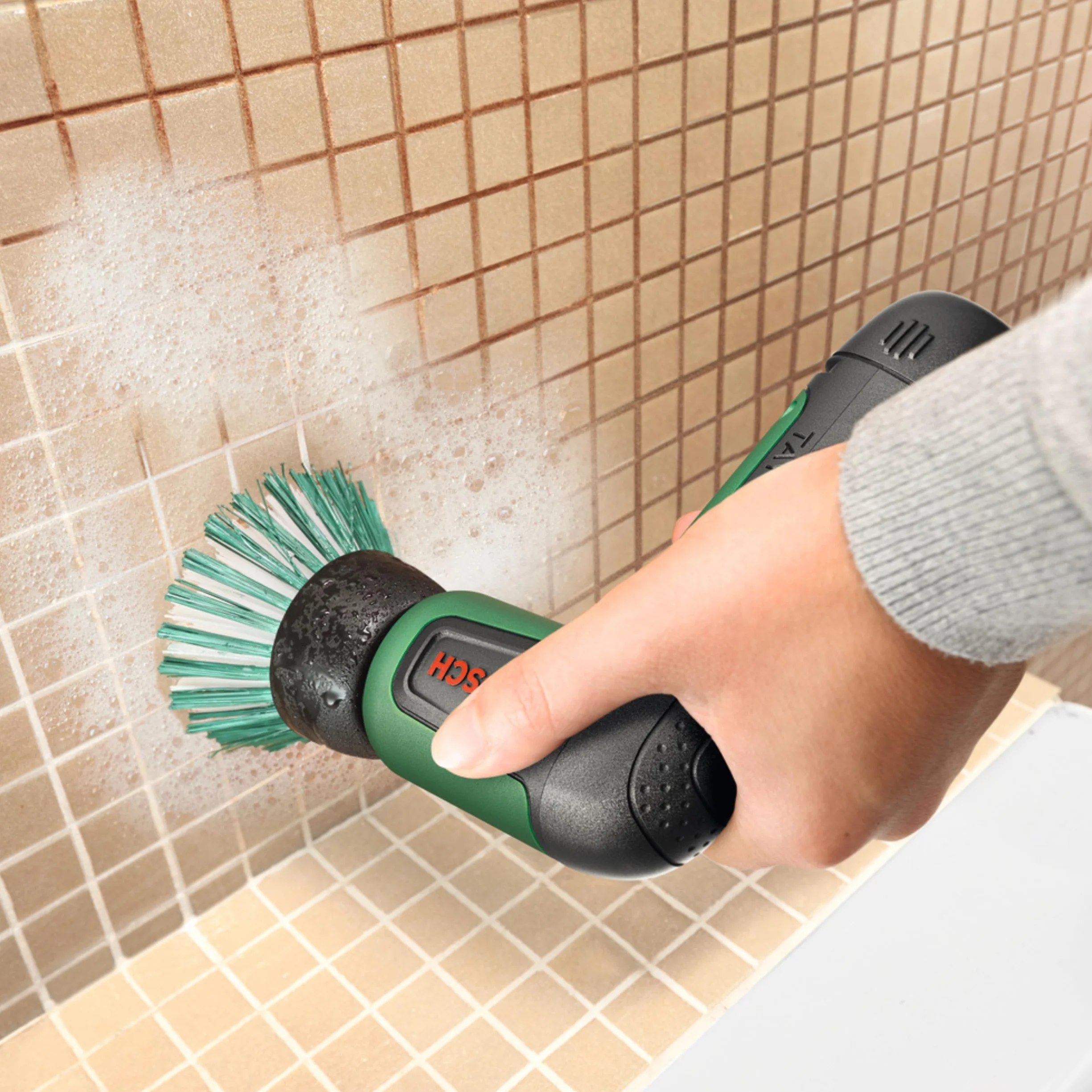 Bosch TAYDO UniversalBrush 4V Spazzola di pulizia a batteria con set di accessori