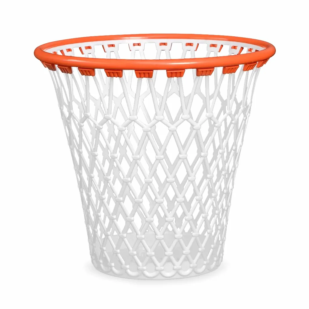 Balvi - Basket Cestino. con Disegno Divertente di Un canestro di Pallacanestro. Colore Bianco. Fabbri