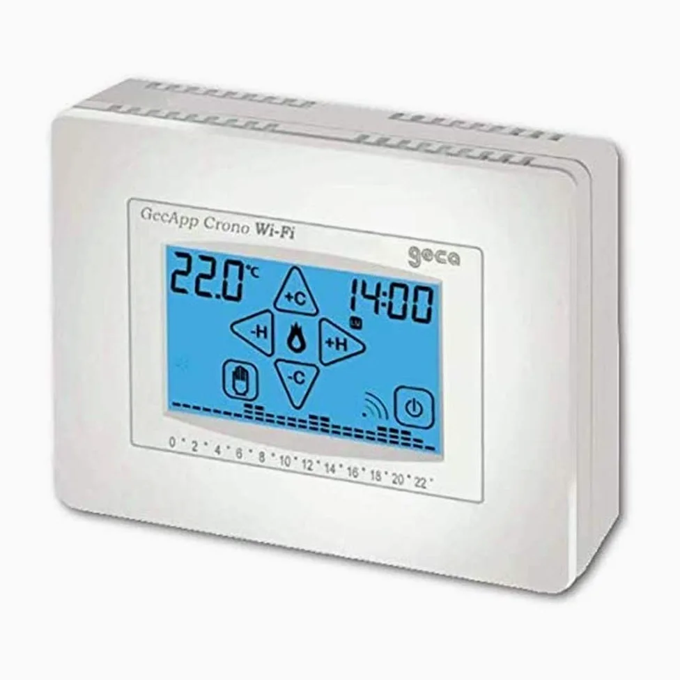 Cronotermostato Green Wi-Fi display touch screen da incasso CR156 Bianco - GECA S.R.L. 35282384
