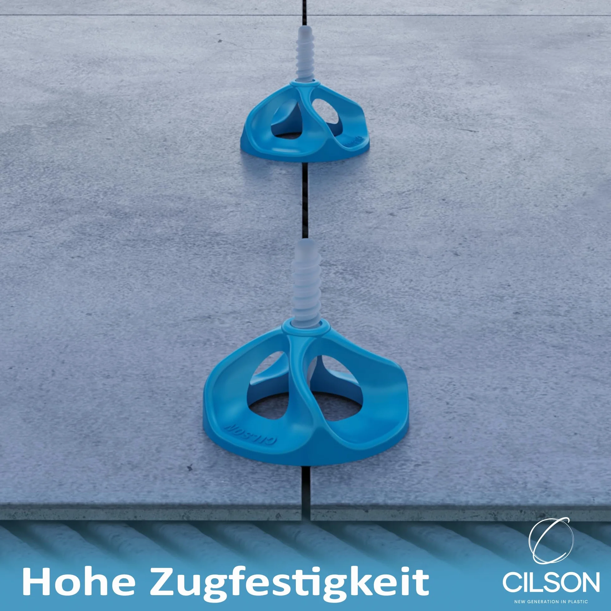 CILSON - Sistema di livellamento per piastrelle Tornado 1,5 mm, kit 500 linguette filettate, attrezzi per piastrelle fino a spessore 18 mm