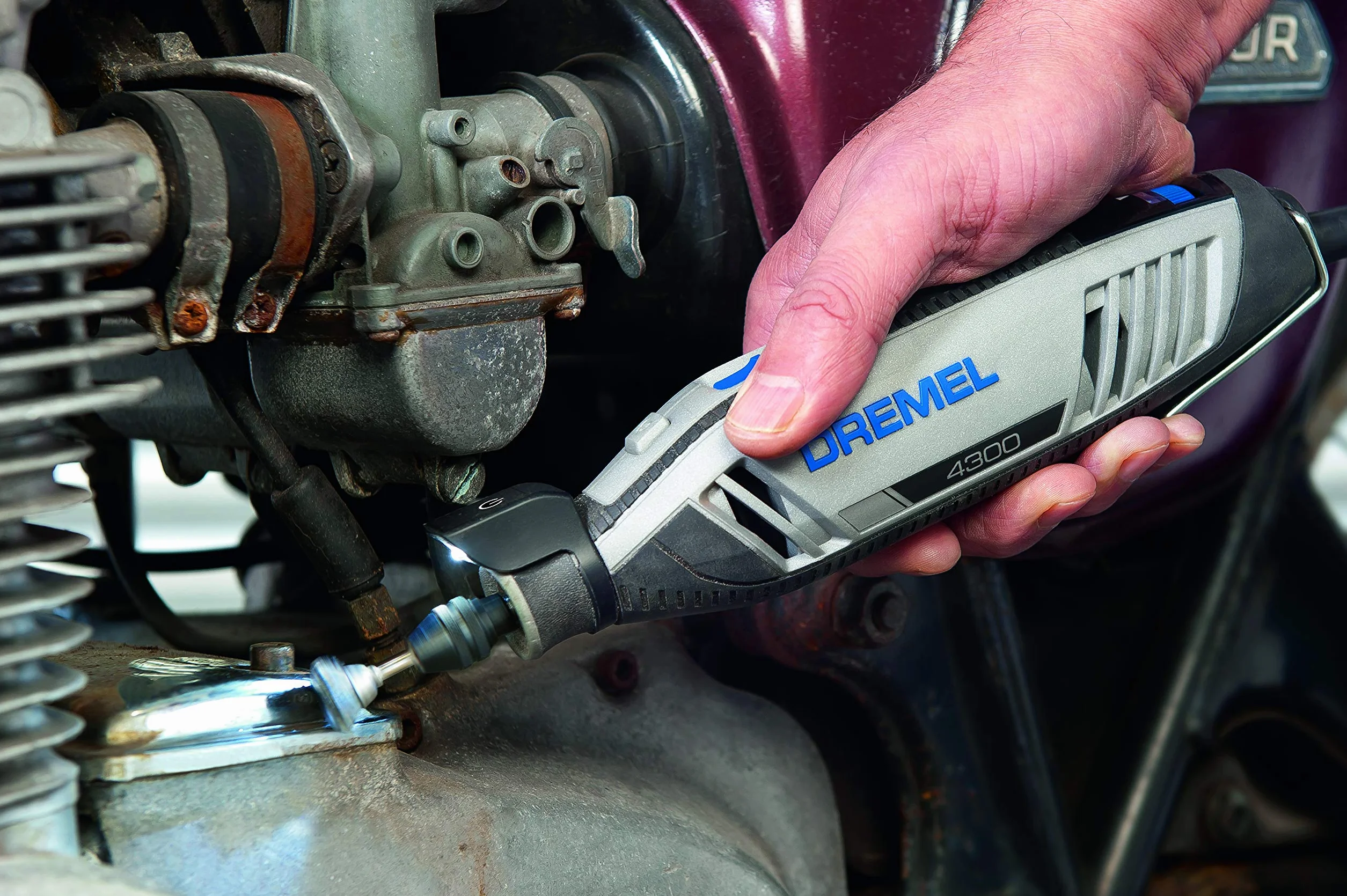 Dremel Modulo luminoso, dispositivo di illuminazione a LED per una buona visibilità durante il lavoro con utensili multifunzione Dremel