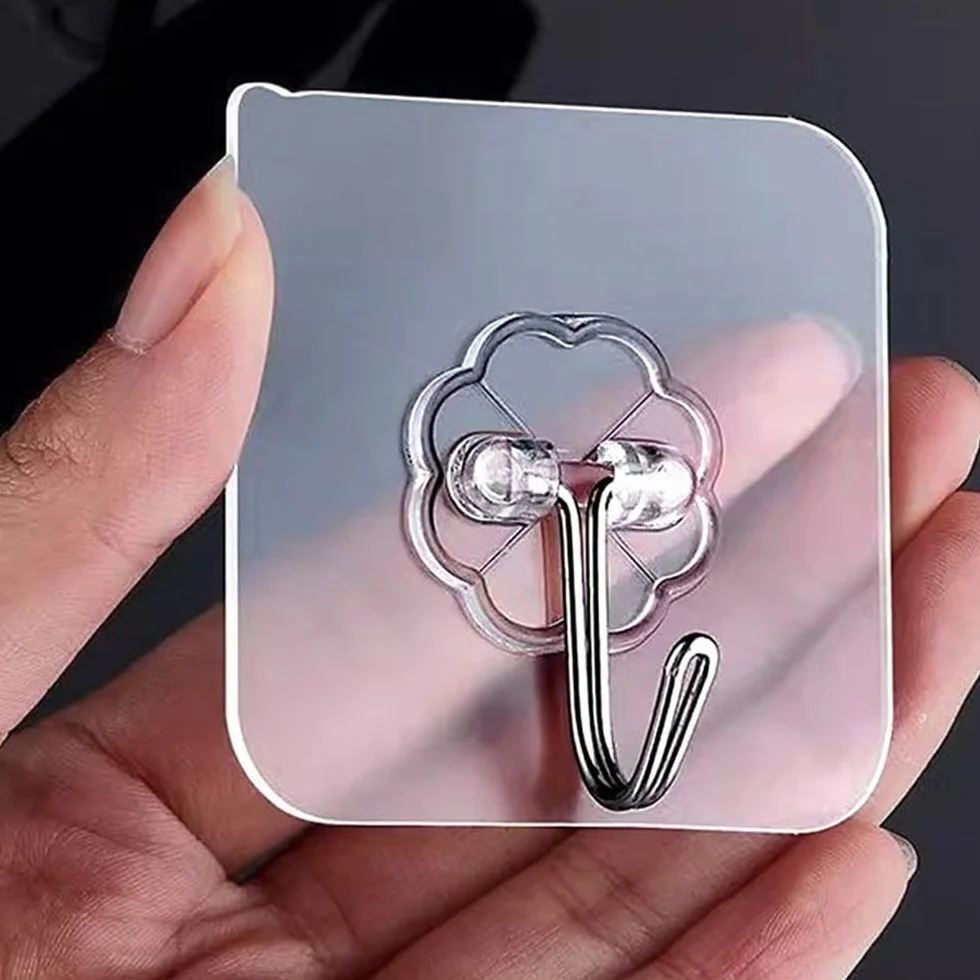 Ganci autoadesivi PAIDASHU, confezione da 25, resistenti fino a 10 kg, senza chiodi per bagno e cucina