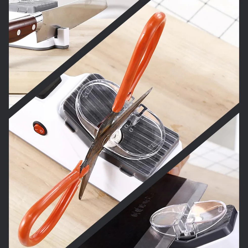 Affilacoltelli automatico USB Affilacoltelli elettrici Affilacoltelli professionali ricaricabili Strumento for affilare velocemente Coltelli da cucina Strumento for affilare i colte