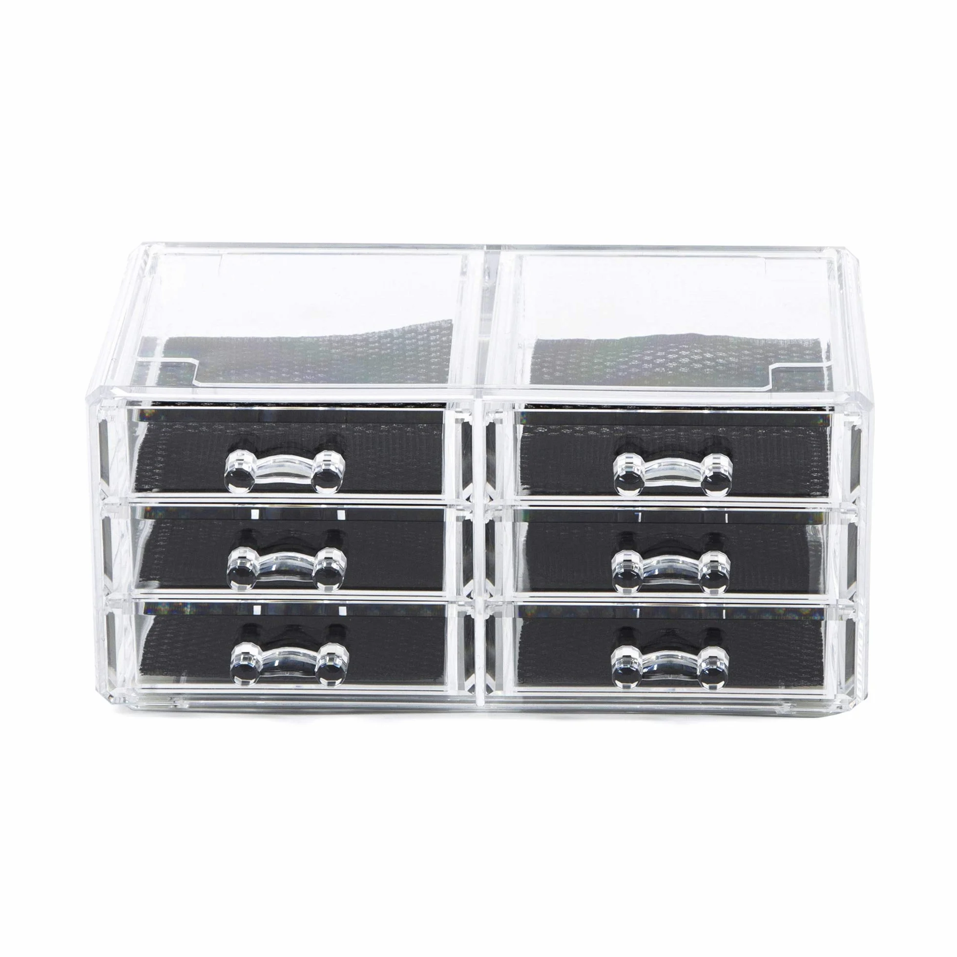 Compactor Bijoux Organizer 6 Cassetti, Polistirene Trasparente, 23.8 x 15 x H. 11 cm