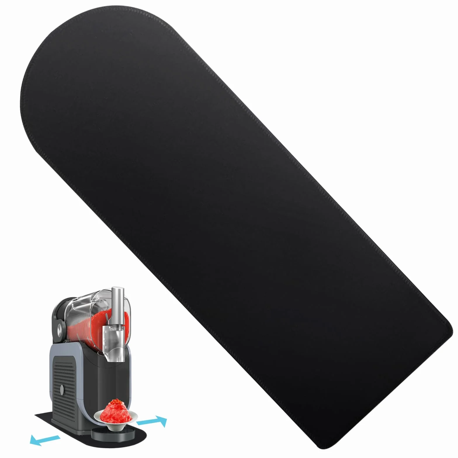 Ninja Slushie FS301EU KLAMER Slush Pad Scorrevole 46 cm x 17 cm Assorbe Macchie d'acqua nero