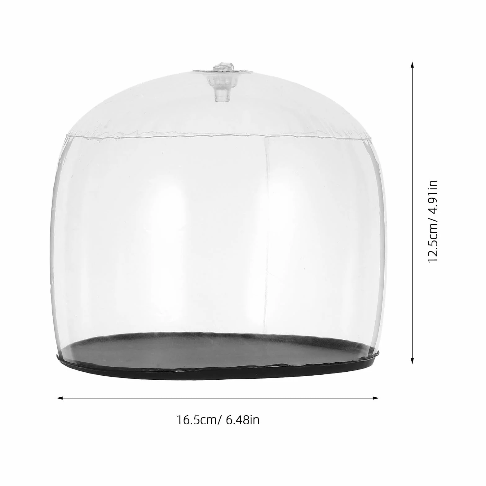 Porta Cappelli Gonfiabile in Pvc 2 Pezzi Design a Cupola Leggero per Cappelli Rotondi, Organizzatore Anti Deformazione per Esposizione in Negozio