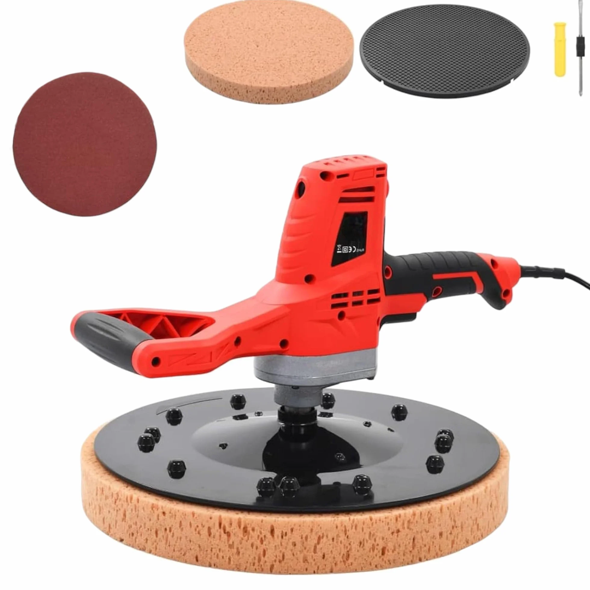 Frattone Frattazzatrice Frattazzo Elettrico 1500W Levigatrice per Muro Pareti Cazzuola Lisciante per intonaco Rifiniture Murali