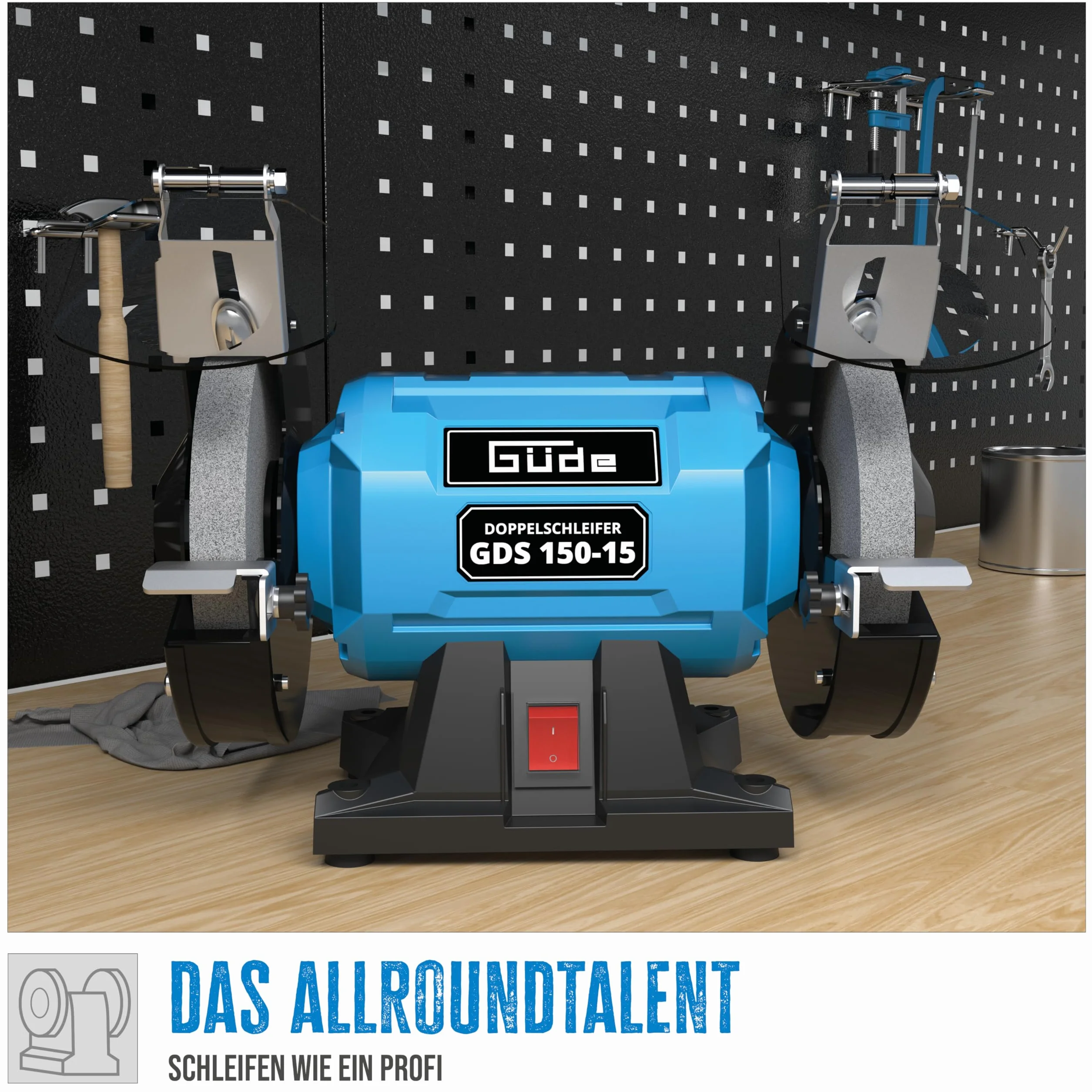 Güde GDS 150-15 - Smerigliatrice doppia