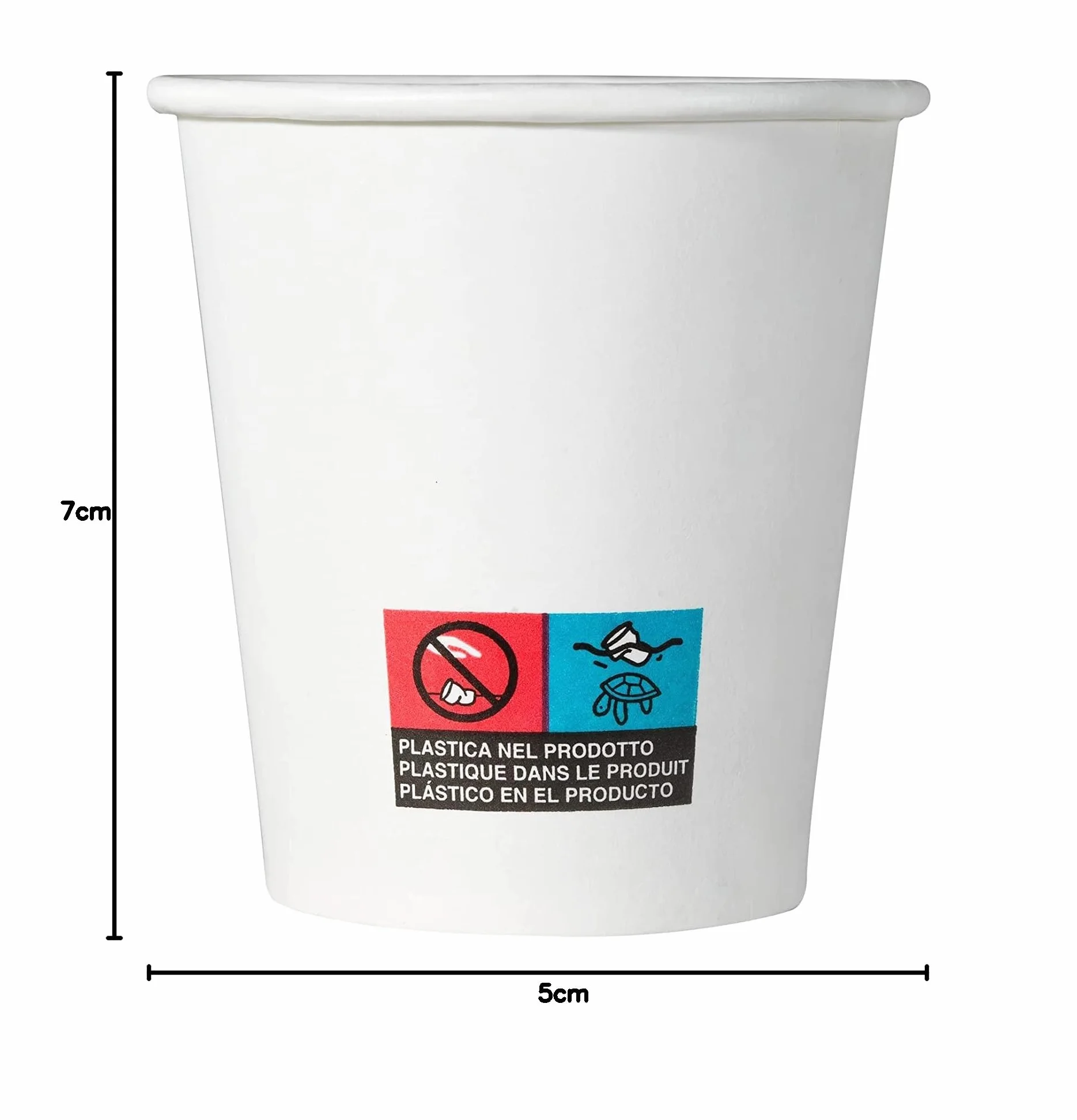 Bicchieri cocktail 210 ml eco friendly usa e getta bio compostabili biodegradabili bianco 100 pezzi