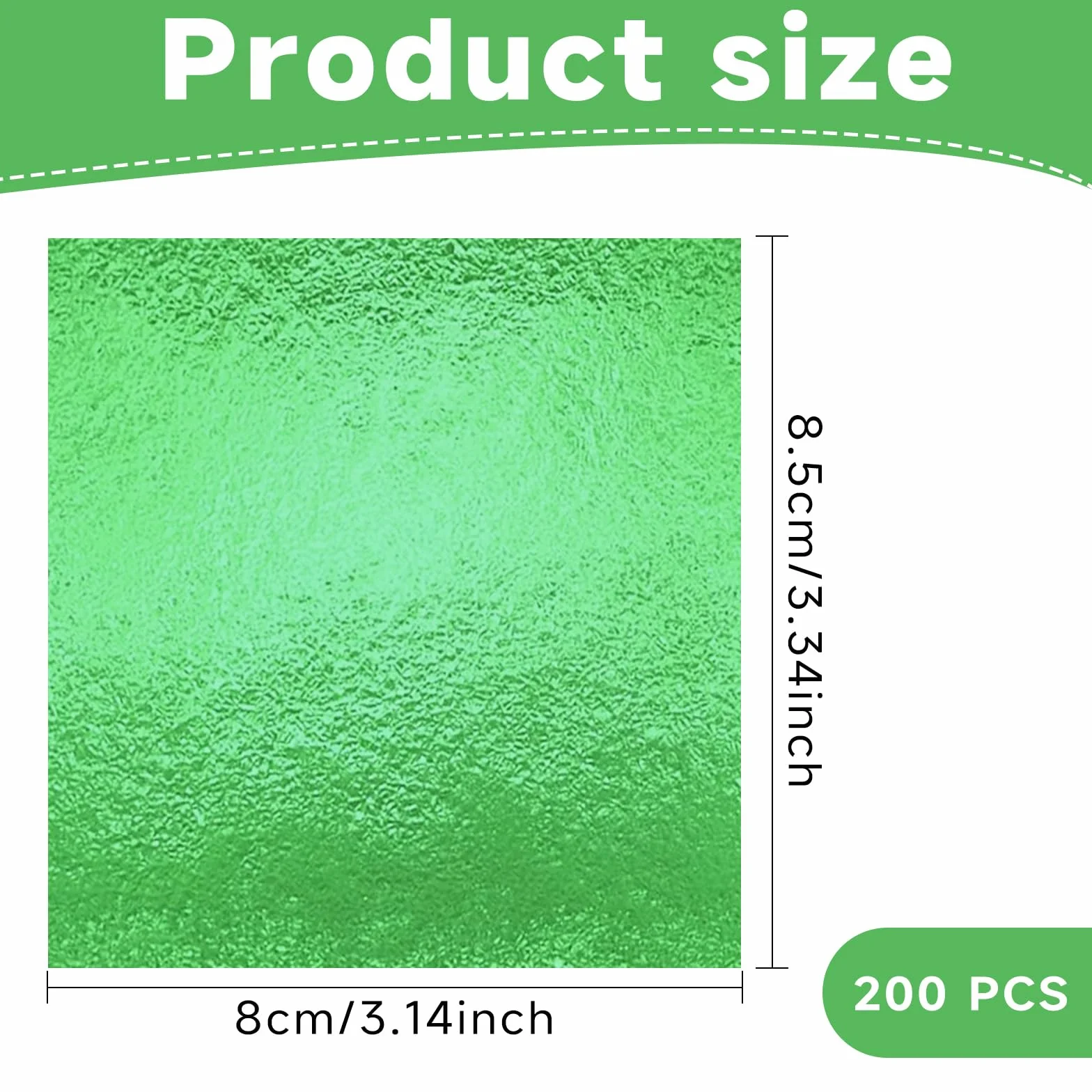 Foglia d'oro(200Foglia verde smeraldo