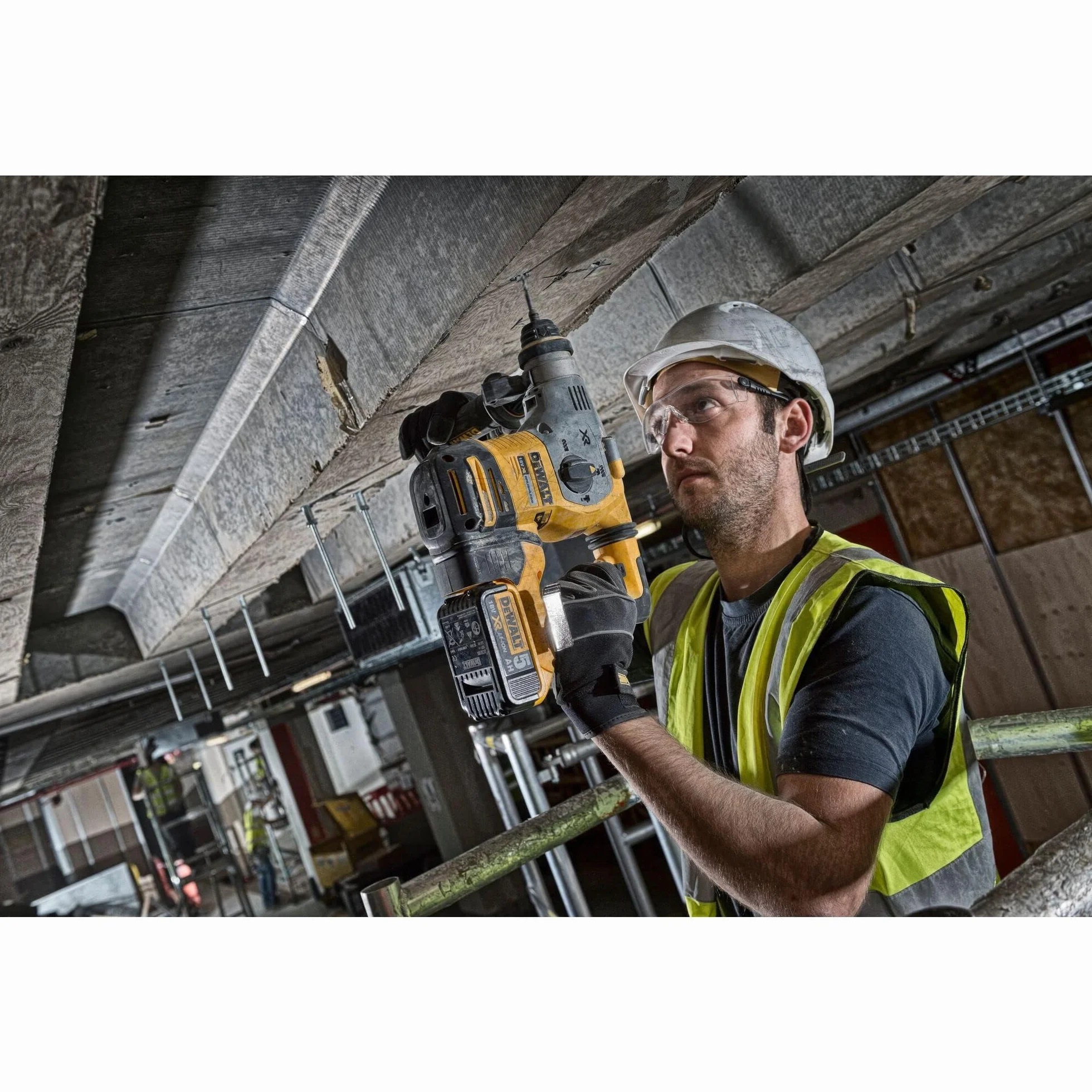 DEWALT Tassellatore SDS-Plus 18V Motore BRUSHLESS 26mm, energia del colpo 2.8J, DCH283NT-XJ