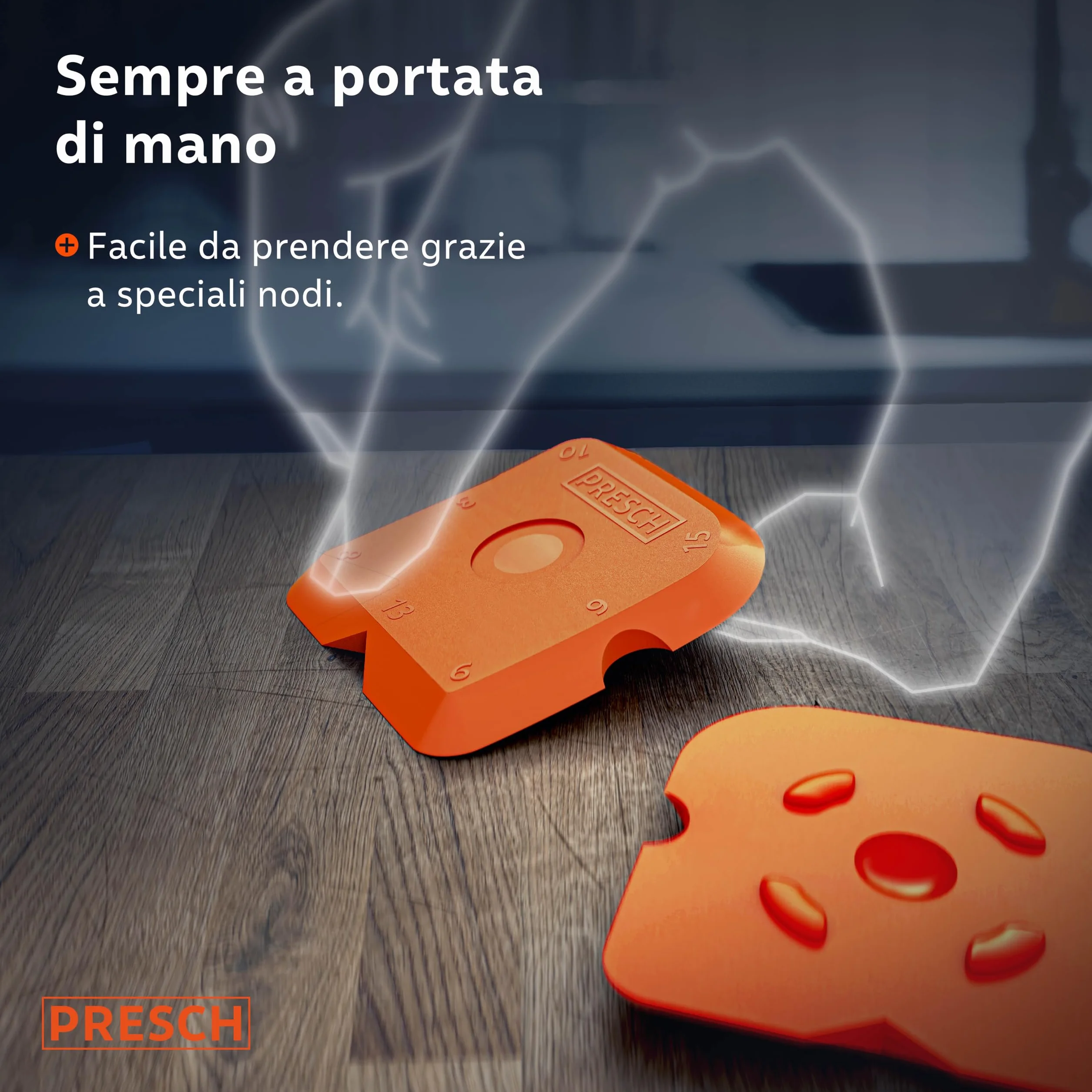 Presch Spatole per silicone Set 5 pz. - Giunti perfetti grazie a bordi molto dritti - Manopole speciali per un facile sollevamento - Ideale per sigillanti come acrilico e silicone - Con scatola