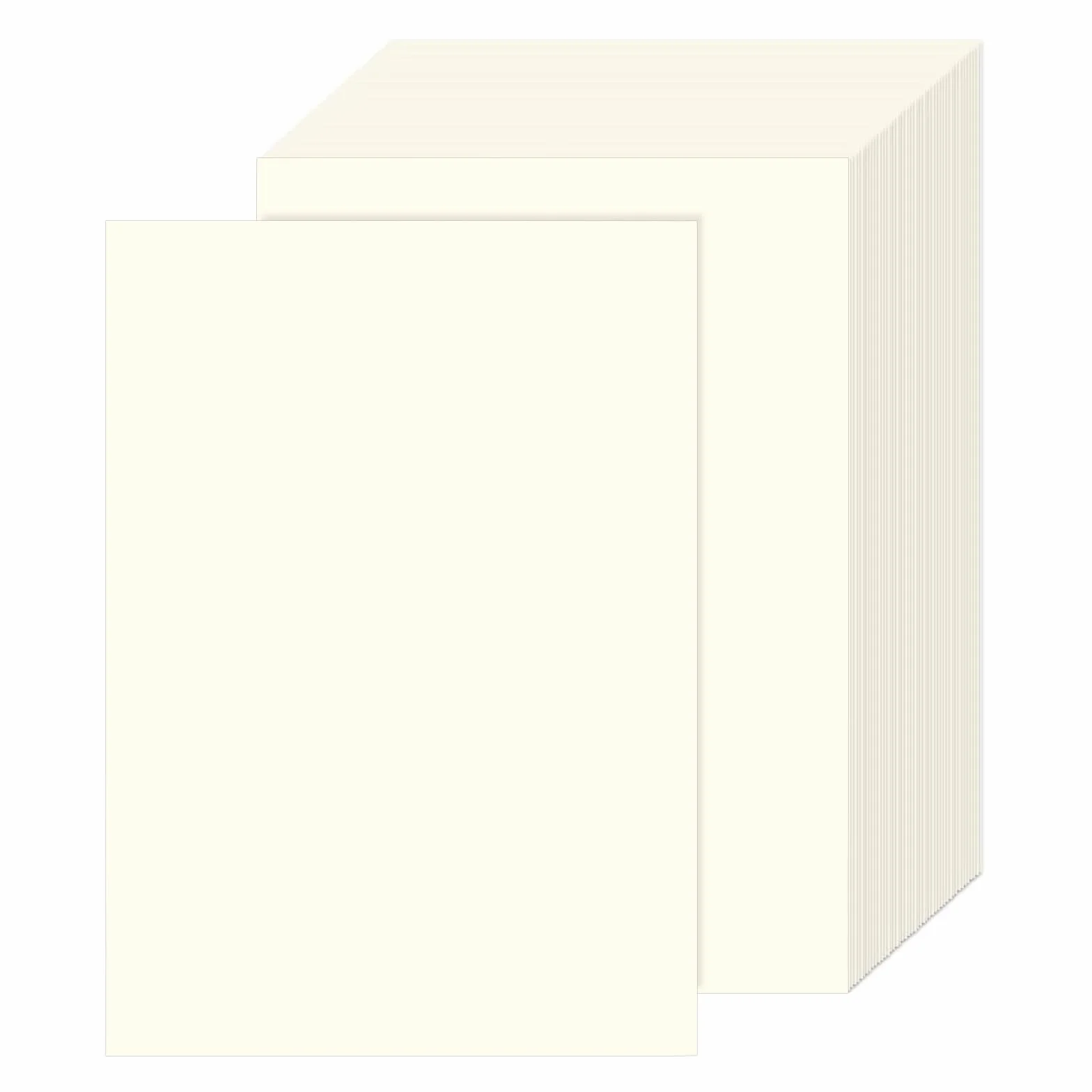 100 fogli Carta A4 100g/m², Carta Bianca Liscia Multiuso perfetta per Rilegatura, Ufficio, Disegno e Artigianato,Costruzione, Carta Schizzo (Avorio) (100 g/m²)