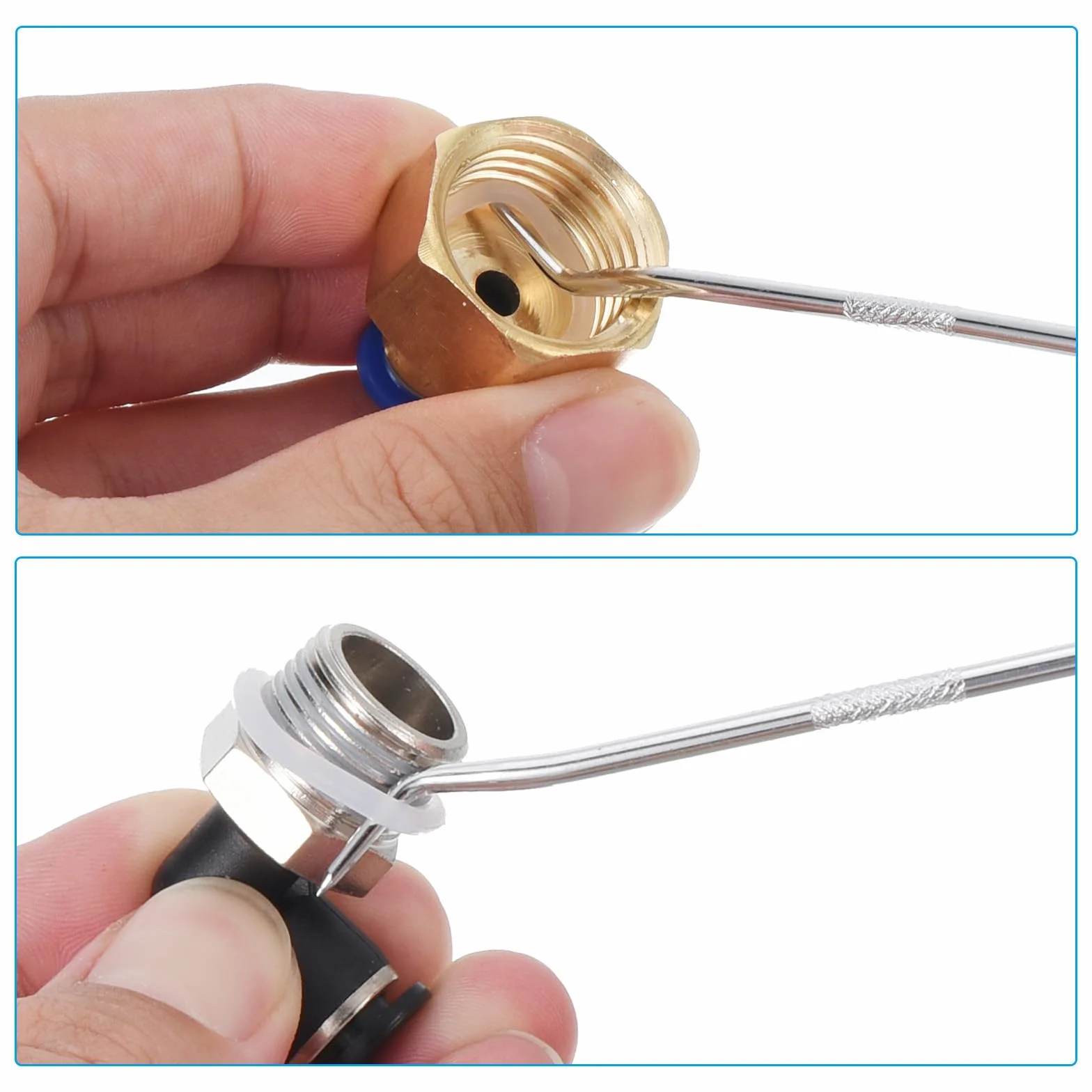 PATIKIL O-Ring 45 Gradi Gancio 150mm, Olio Guarnizione Guarnizione Precisione Cacciavite Estrattore Estrattore Rimozione Strumento, Rosso