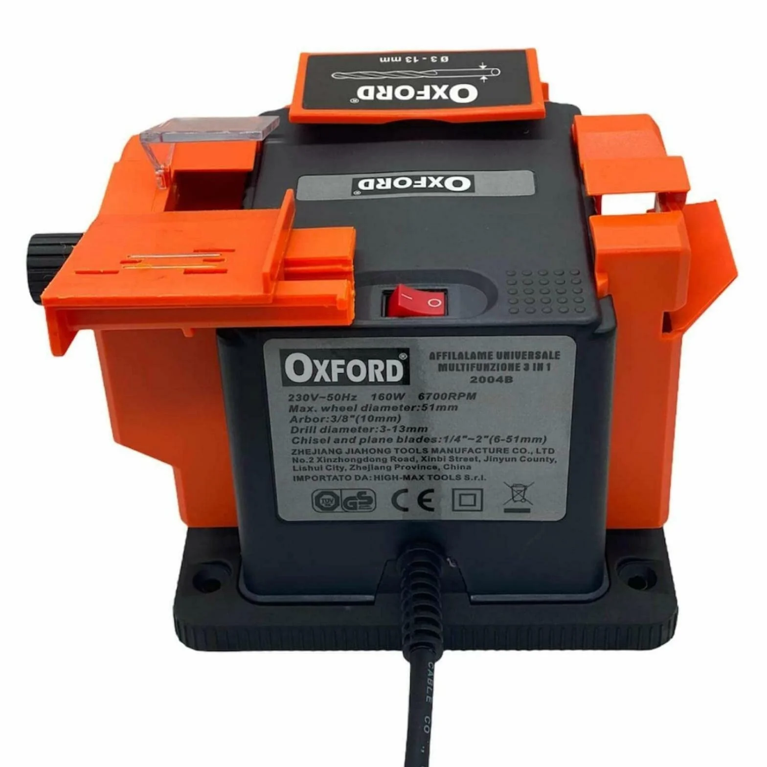 Affilacoltelli elettrico da 160W Affila Coltelli Arrota Lame Forbici Cacciaviti Scalpello Affilatrice Elettrica Affilapunte Multifunzionale Affilalame Per Uso Domestico