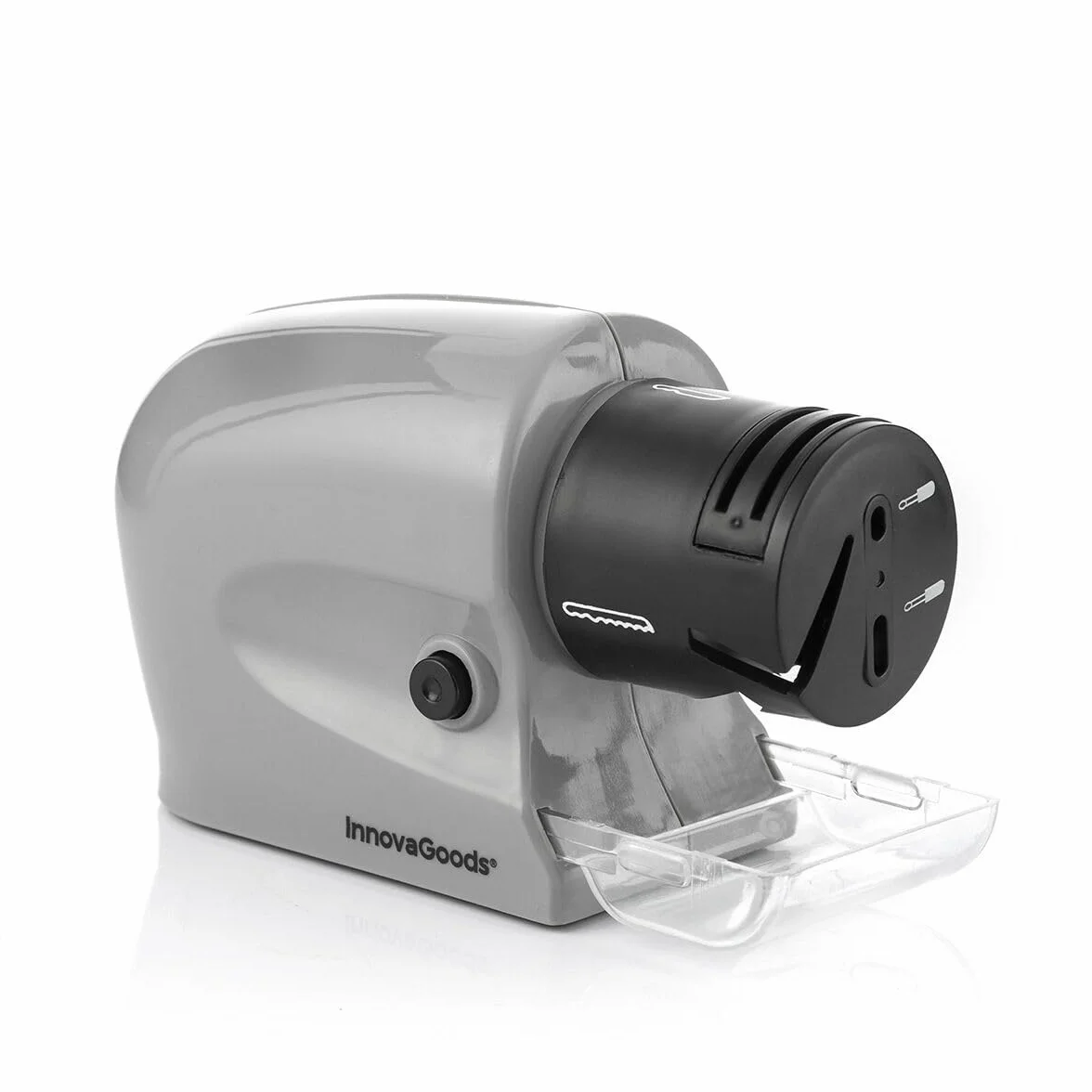 InnovaGoods® Affilatore elettrico multiuso 6 in 1 ESharp, affila le tue lame e strumenti in modo rapido e semplice, con 6 testine intercambiabili, ideale per la casa e il laboratorio.