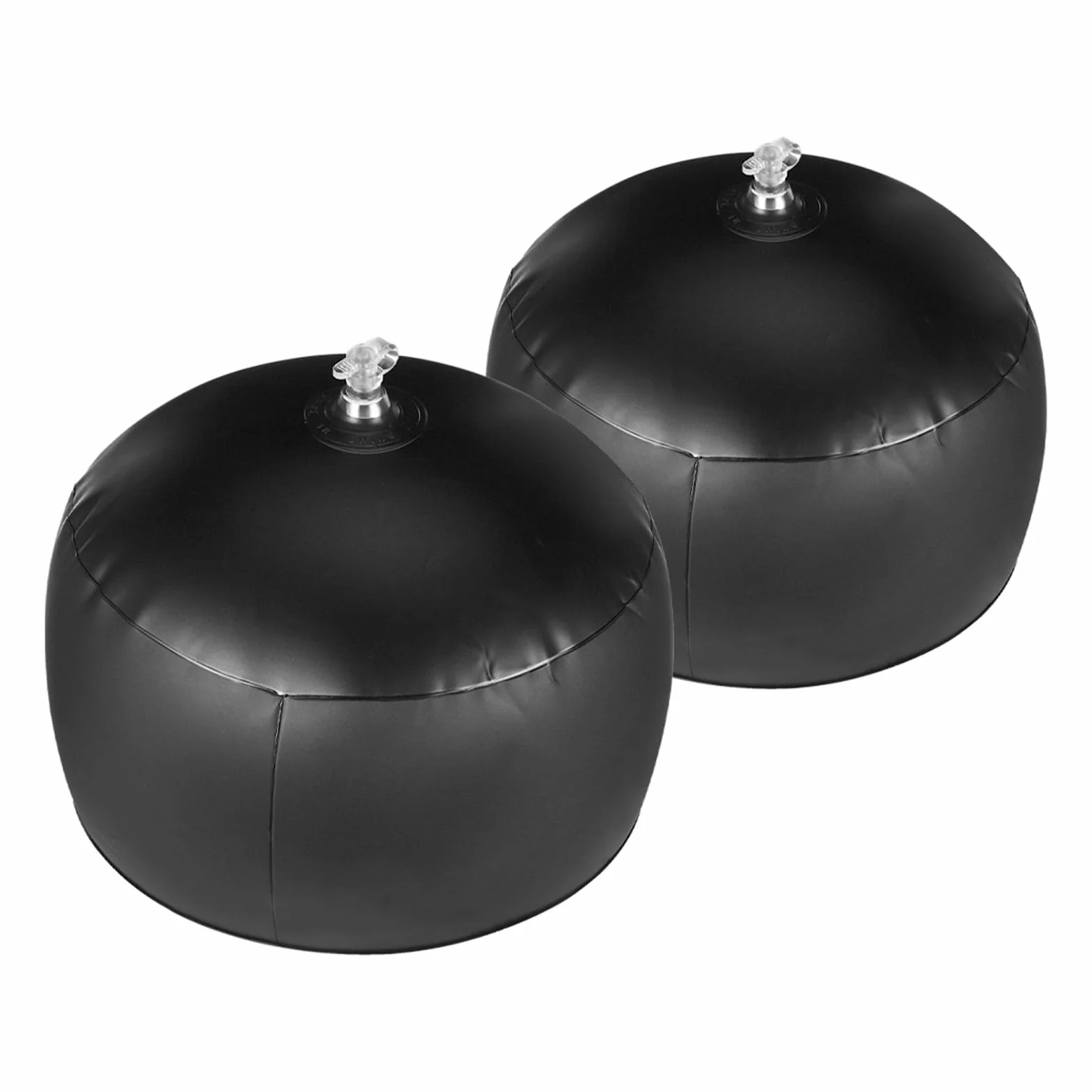 Healvian 2 Pezzi Sagomatore per Cappellino da Baseball in Pvc Nero, Supporto Gonfiabile per Cappelli
