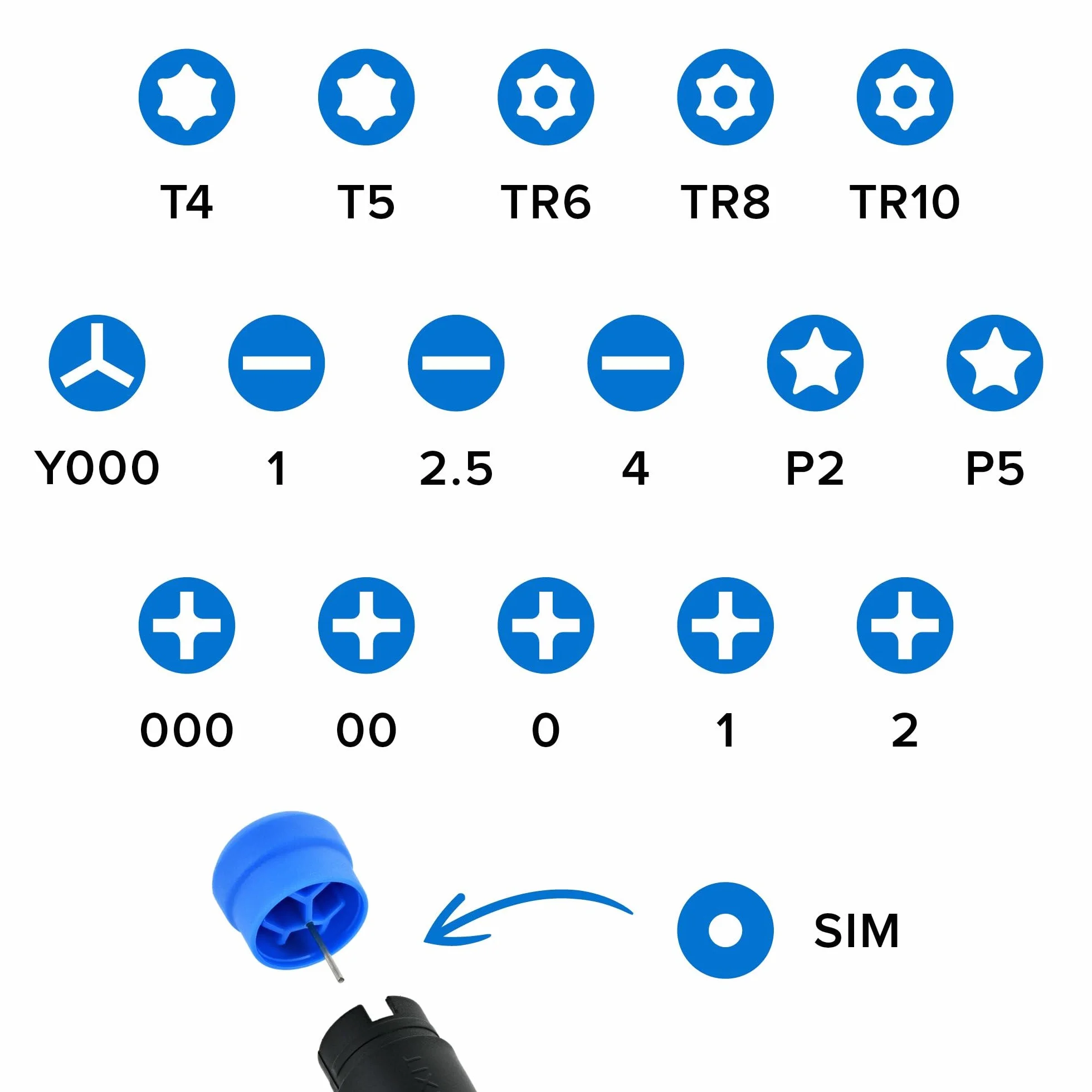 iFixit Essential Electronics Toolkit, Starter set di riparazione, 16 punte di precisione (4 mm), cacciavite e strumenti di apertura per smartphone