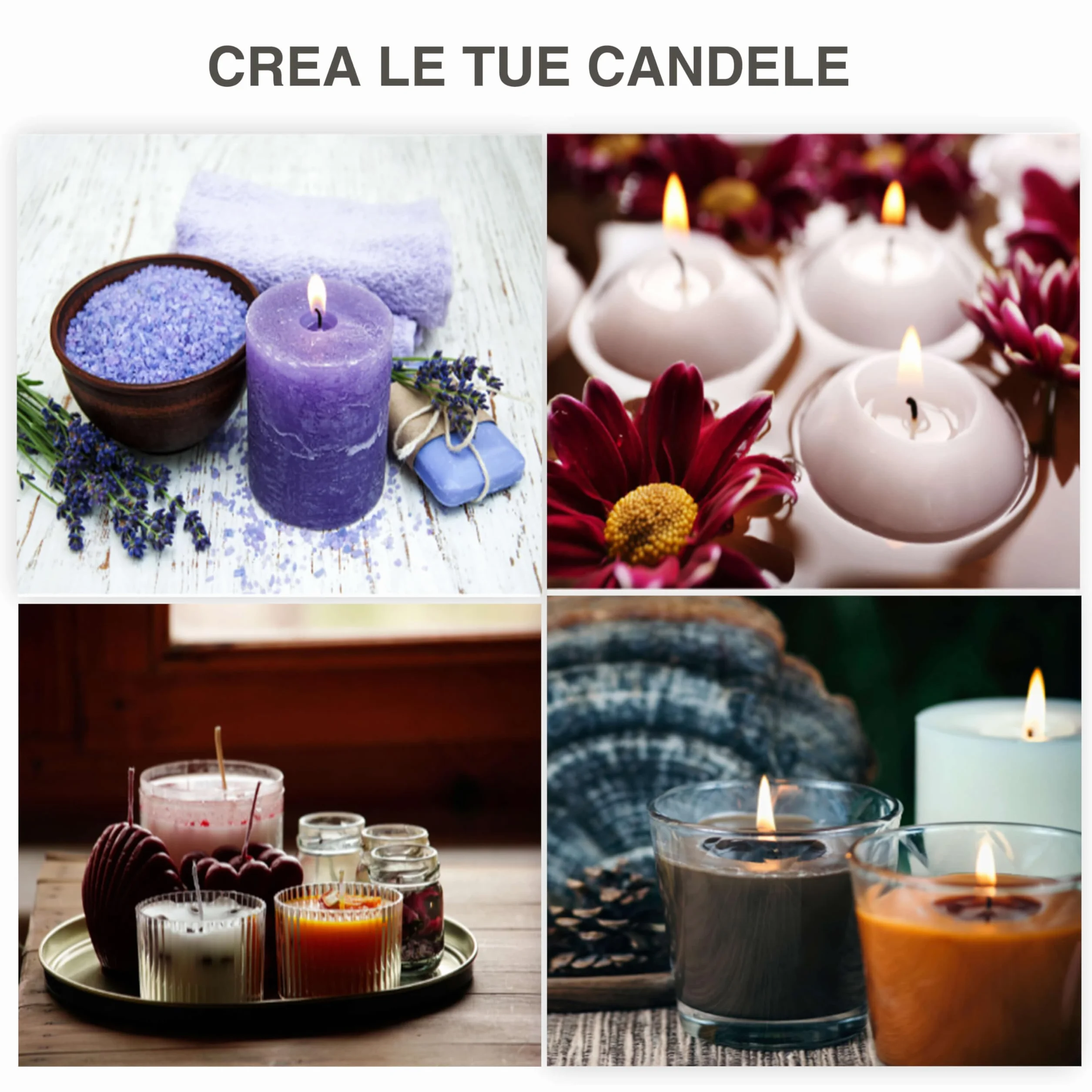 Stoppino per candele 20 CM-✮✮Garanzia A Vita✮✮ | set di 50 parti| in cotone naturale al 100% guida alla produzione di candele profumate organic per pilastri/lanterne
