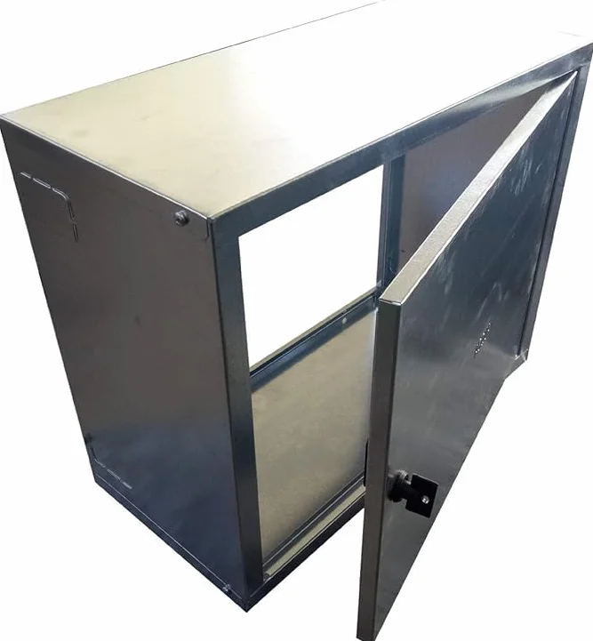 Cassetta Contatore Acqua in Lamiera Zincata 6/10 CM 30X40X25