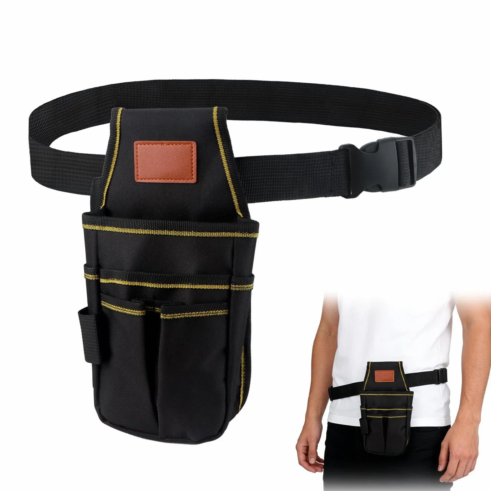 Portautensili Multi-Purpose Piccola Borsa Degli Attrezzi in Tela Oxford Cintura Porta Attrezzi Multi Tasche Marsupio Porta Attrezzi per Elettricisti Falegnami Giardinieri