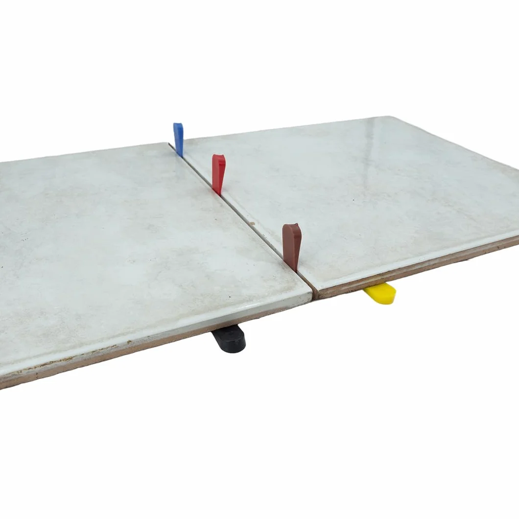 SERENISSIMA Set Cunei Livellamento Distanziatori Pavimenti Piastrelle a Parete Spianimetrici Livellatori 500 Pezzi Multicolor, Accessori Fai Da Te per Piastrelle Pavimenti