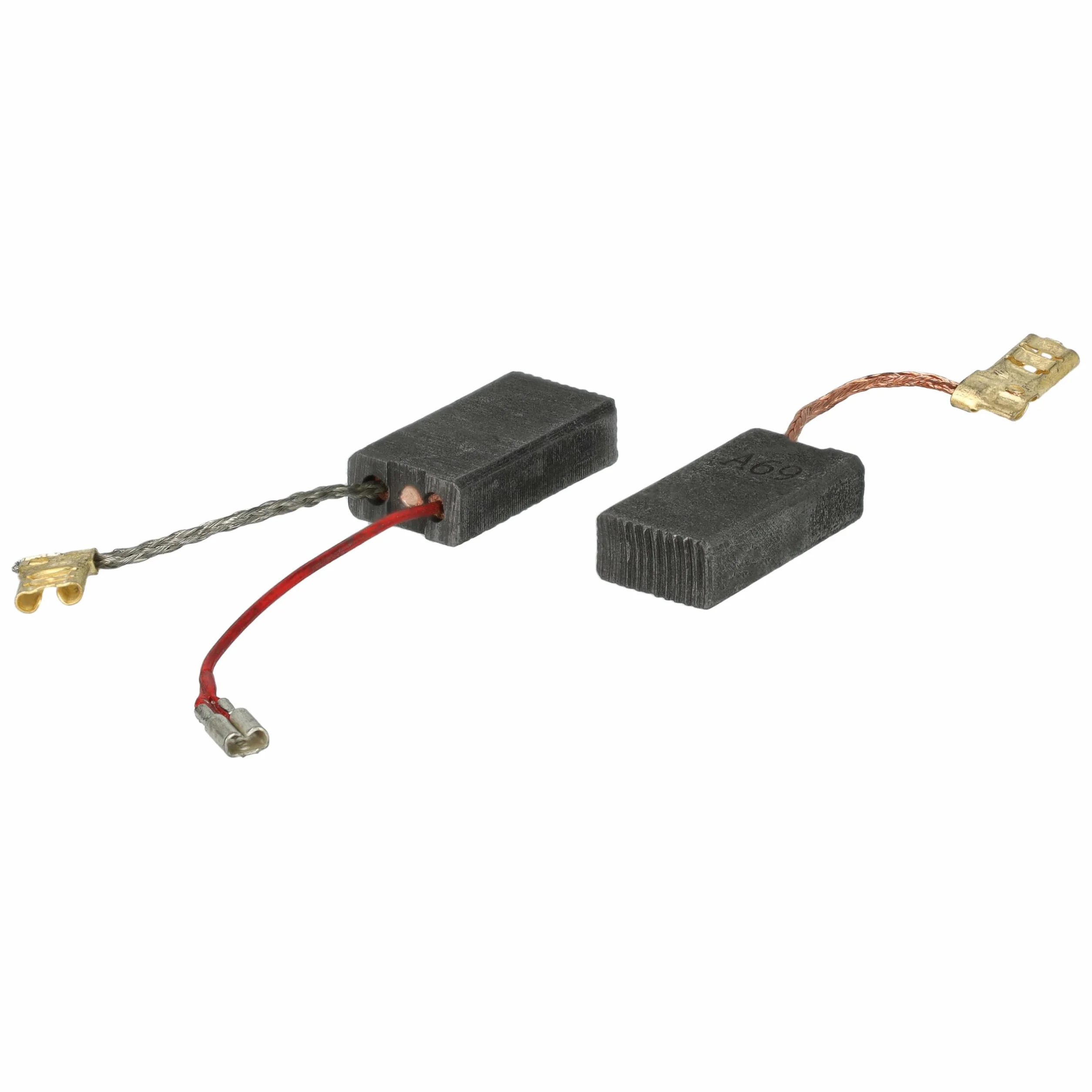 vhbw 2x spazzola carbone 23 x 12,3 x 6,2mm compatibile con Würth BMH 40-XE, 40-SE, 40-E utensile elettrico, scalpellatore