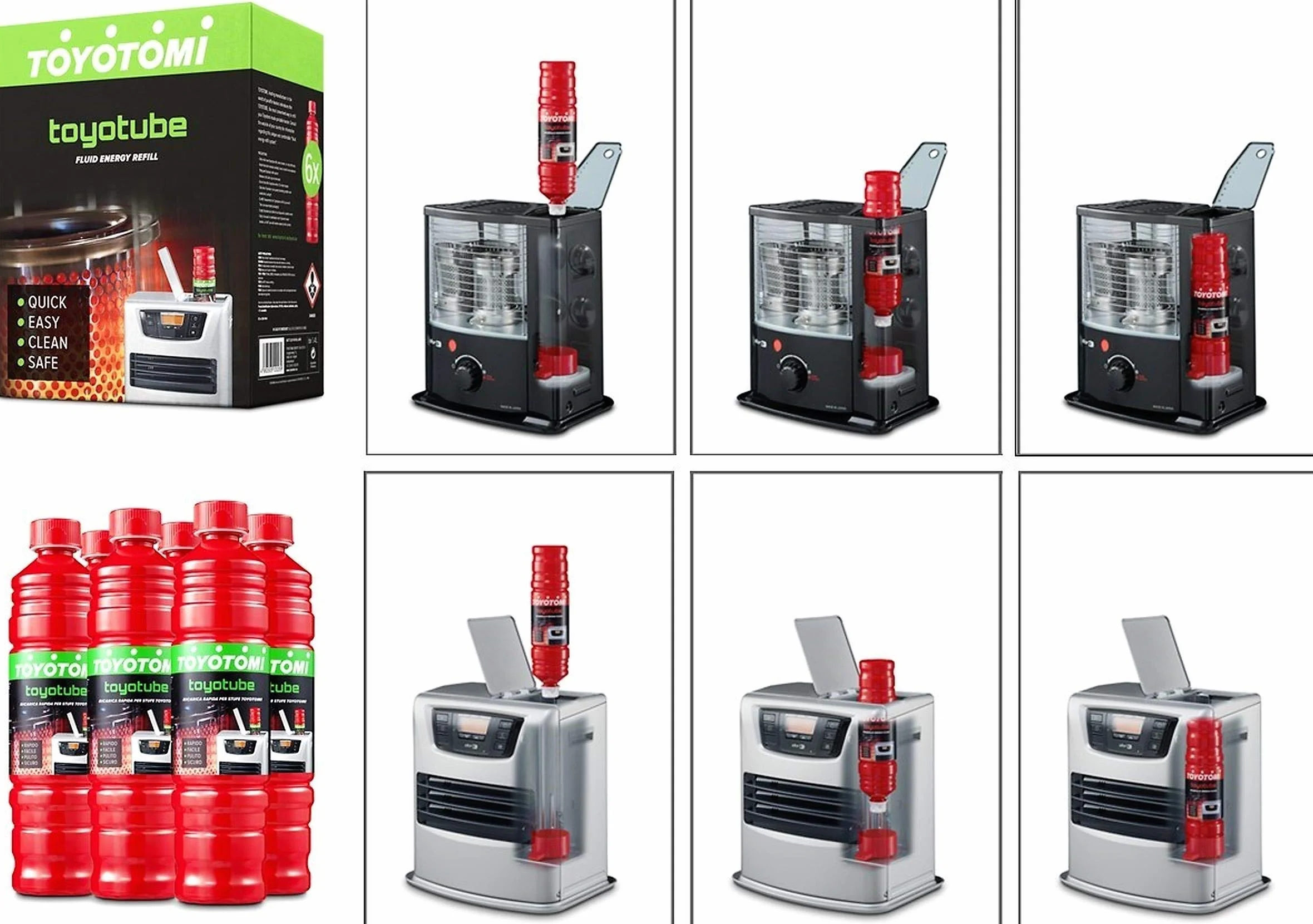 Zibro Lc 135 Stufa a Combustibile Elettronica 3500 W Argento Classe A Ricondizionato