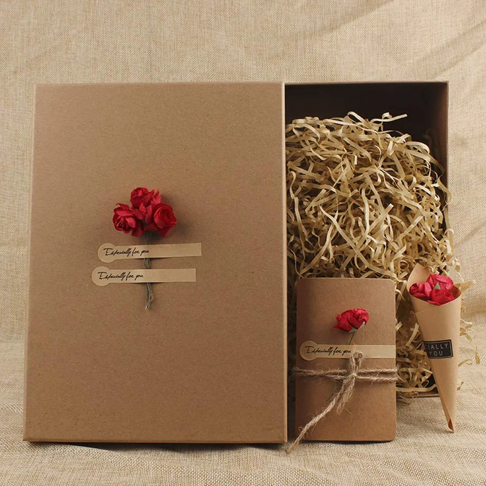 Hifot 100 Grammi Shred Carta Velina Regalo Imballaggio tagliuzzato Carta Kraft Regalo Cesto riempimento imballaggio Forniture per Feste - Khaki