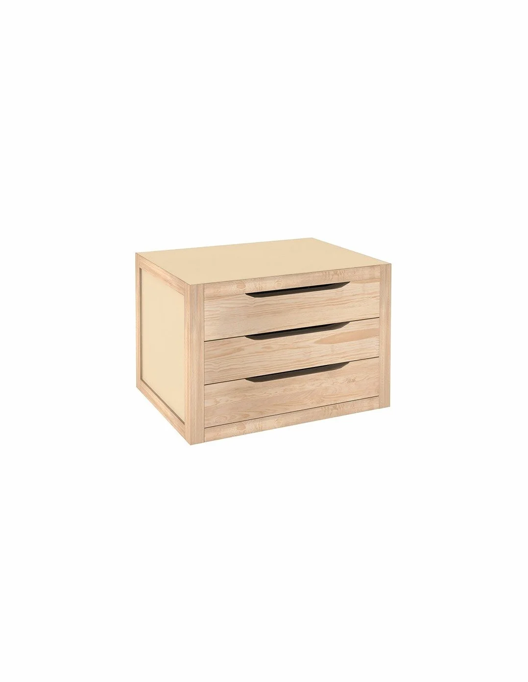 ASTIGARRAGA 9252, cassettiera natura, con 3 cassetti