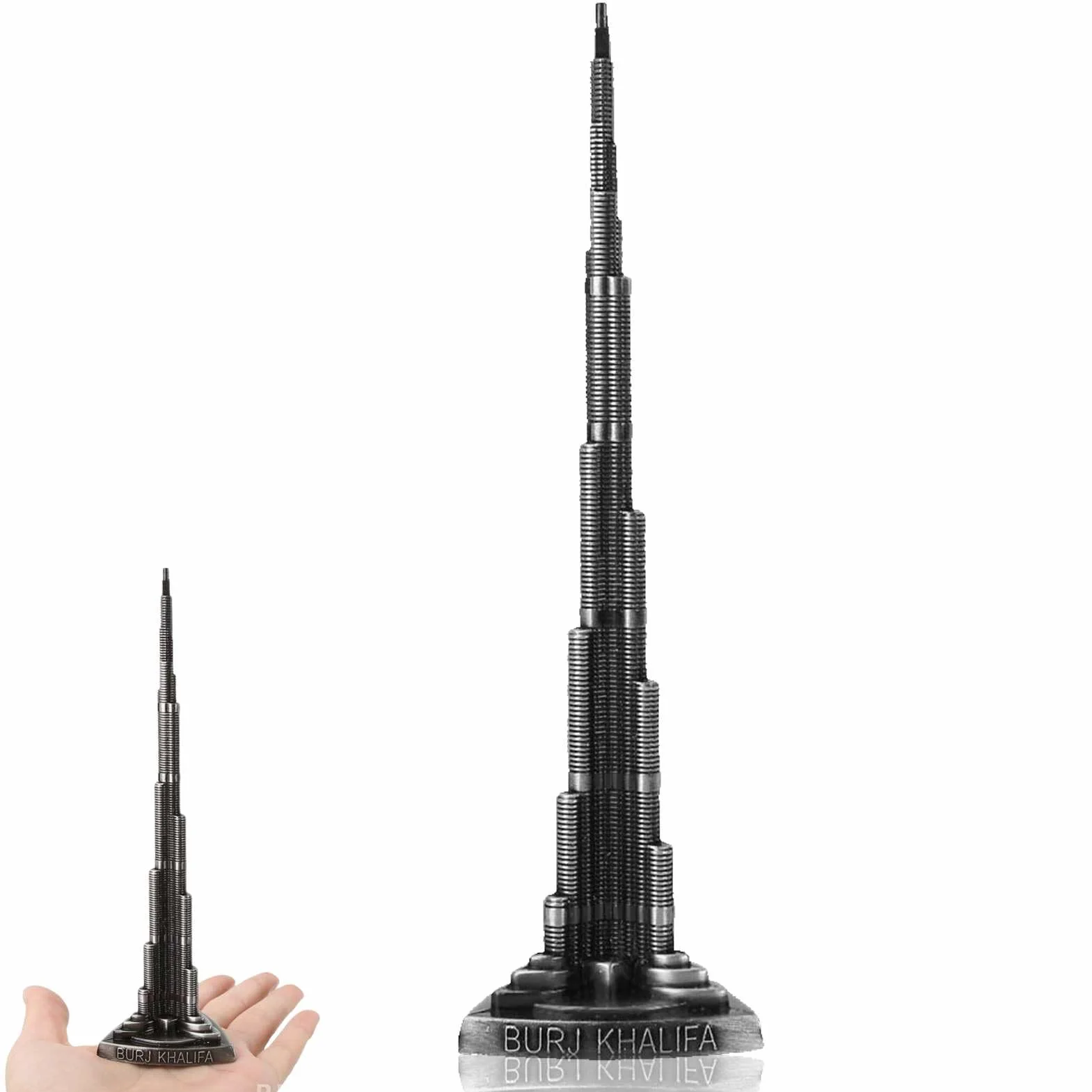 Burj Khalifa Miniatura Torre Ornamento Modello Dubai Decorazione Scrivania Statua