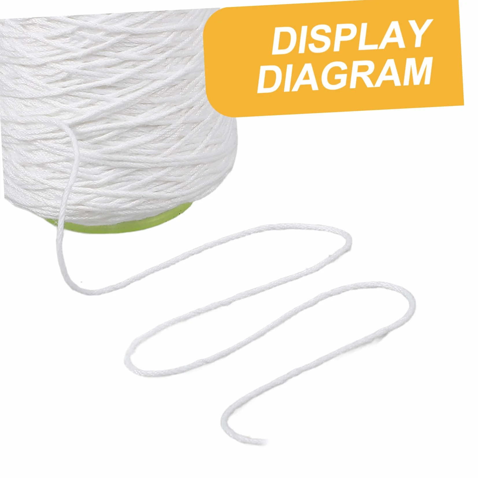 Uonlytech Filo di Muratura in Cotone Resistente alla Corrosione, Versatile e Bianco, per Layout in Cantiere e Lavori di Falegnameria