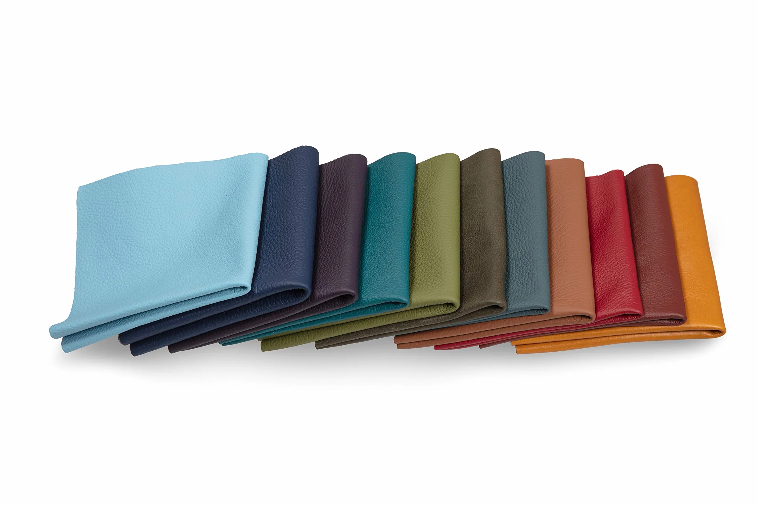 Ritagli di Pelle Grandi Dimensioni 1 kg Cuoio Colorato Artigianato Borse