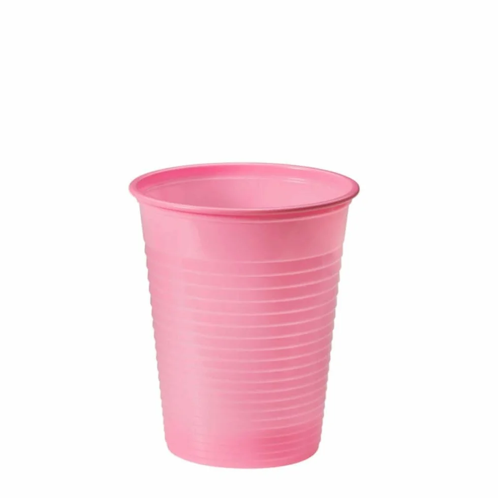 BICCHIERI COLORATI DOPLA da bibita 100 PEZZI ROSA